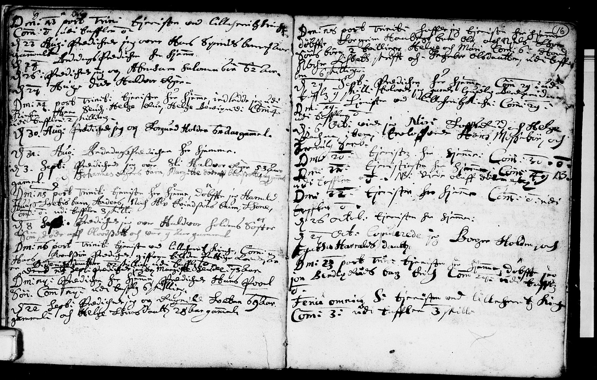 Heddal kirkebøker, SAKO/A-268/F/Fa/L0001: Ministerialbok nr. I 1, 1648-1699, s. 16