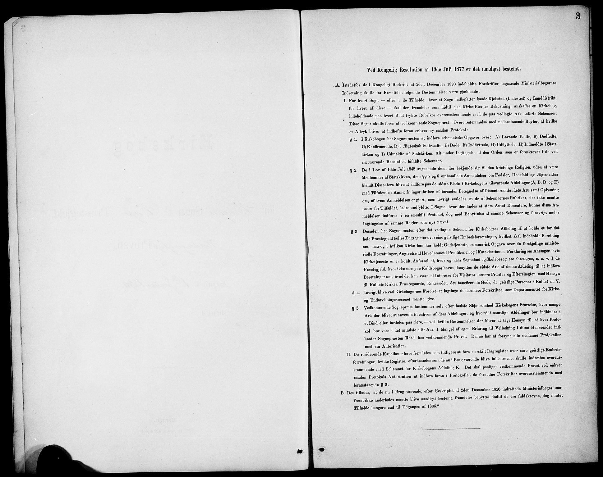 Voss sokneprestembete, AV/SAB-A-79001/H/Hab: Klokkerbok nr. F 1, 1890-1912, s. 3