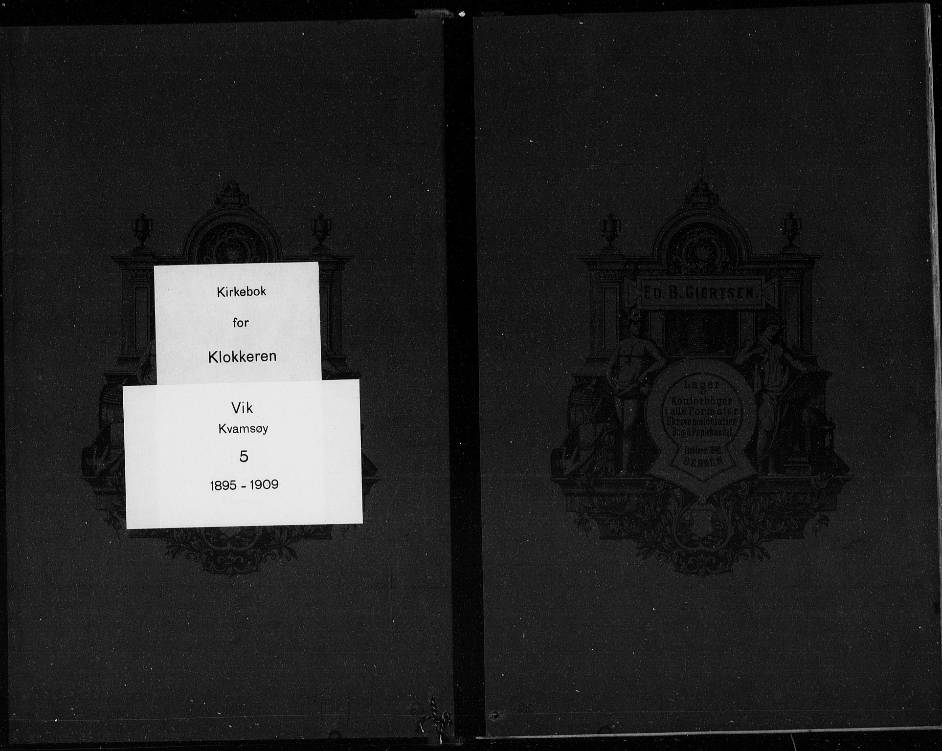 Balestrand sokneprestembete, AV/SAB-A-79601/H/Hab/Habc/L0003: Klokkerbok nr. C 3, 1895-1927