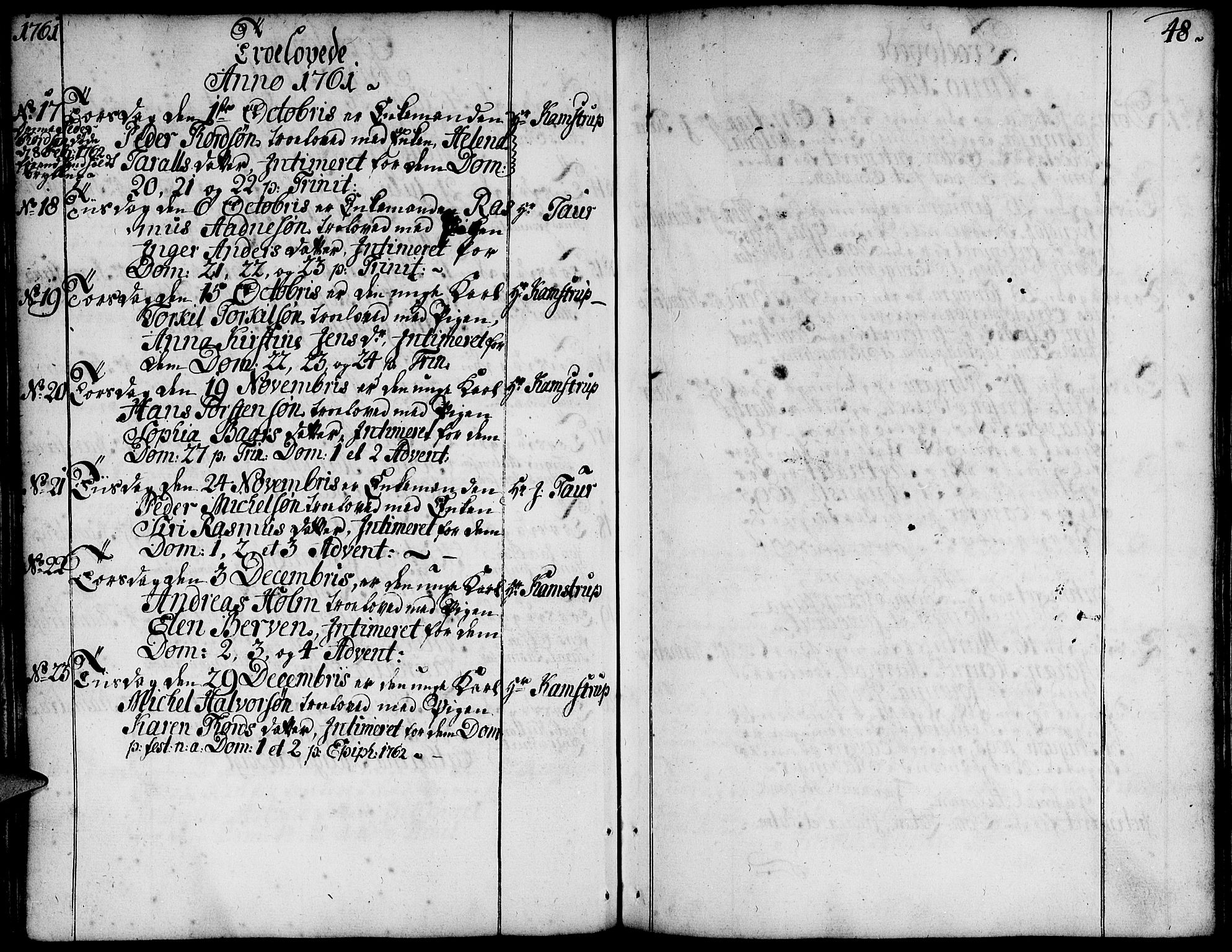Domkirken sokneprestkontor, SAST/A-101812/001/30/30BA/L0004: Ministerialbok nr. A 4, 1744-1782, s. 48