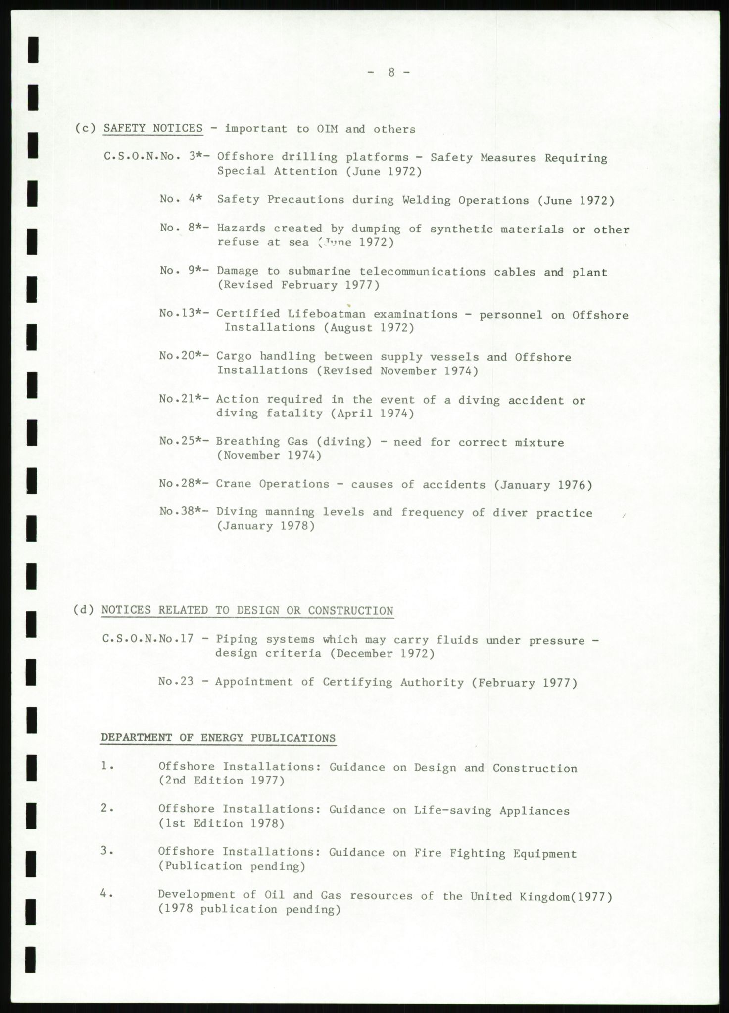 Justisdepartementet, Granskningskommisjonen ved Alexander Kielland-ulykken 27.3.1980, AV/RA-S-1165/D/L0022: Y Forskningsprosjekter (Y8-Y9)/Z Diverse (Doku.liste + Z1-Z15 av 15), 1980-1981, s. 533