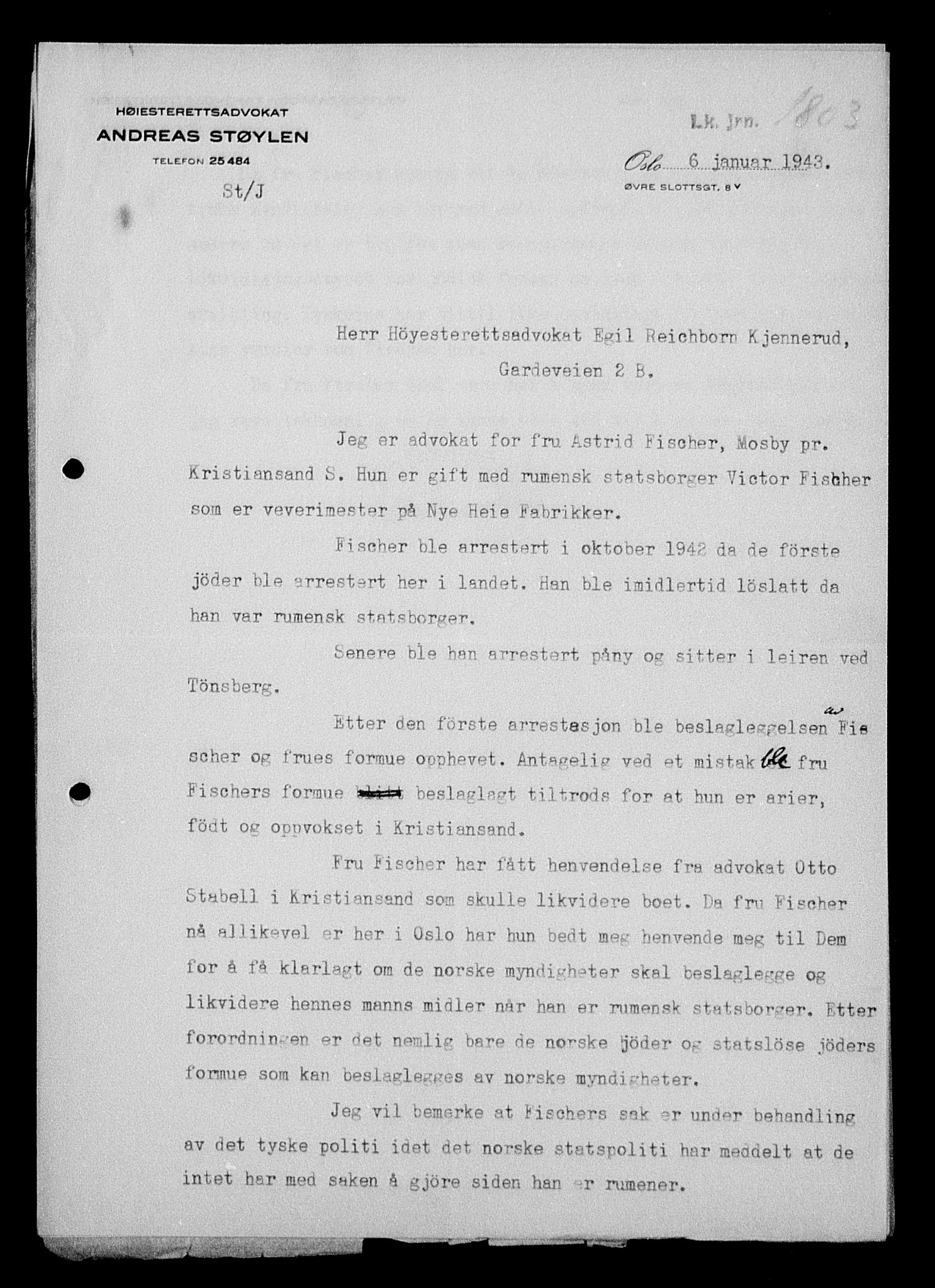 Justisdepartementet, Tilbakeføringskontoret for inndratte formuer, AV/RA-S-1564/H/Hc/Hcd/L0995: --, 1945-1947, s. 377