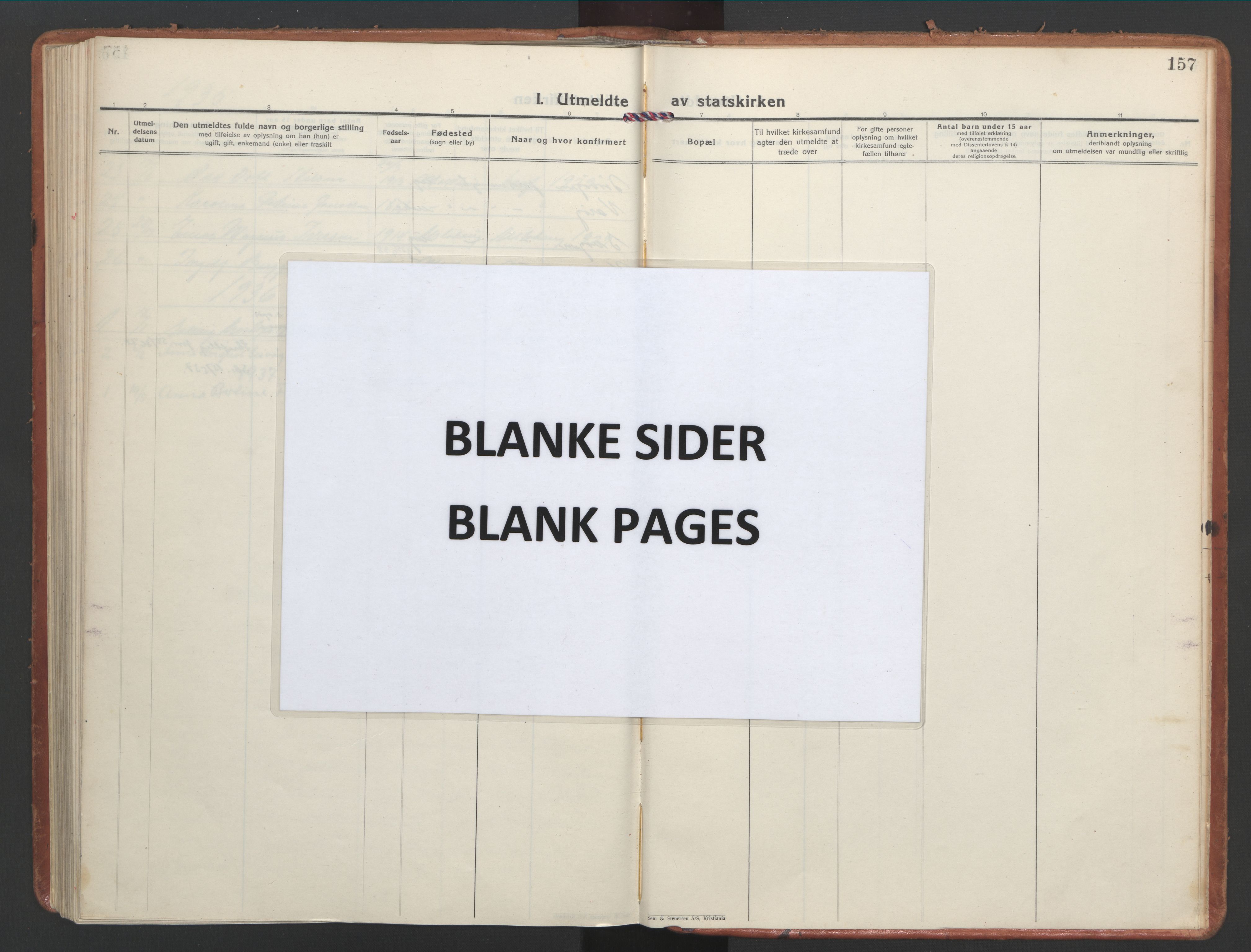 Ministerialprotokoller, klokkerbøker og fødselsregistre - Nordland, AV/SAT-A-1459/886/L1223: Ministerialbok nr. 886A05, 1926-1938, s. 157