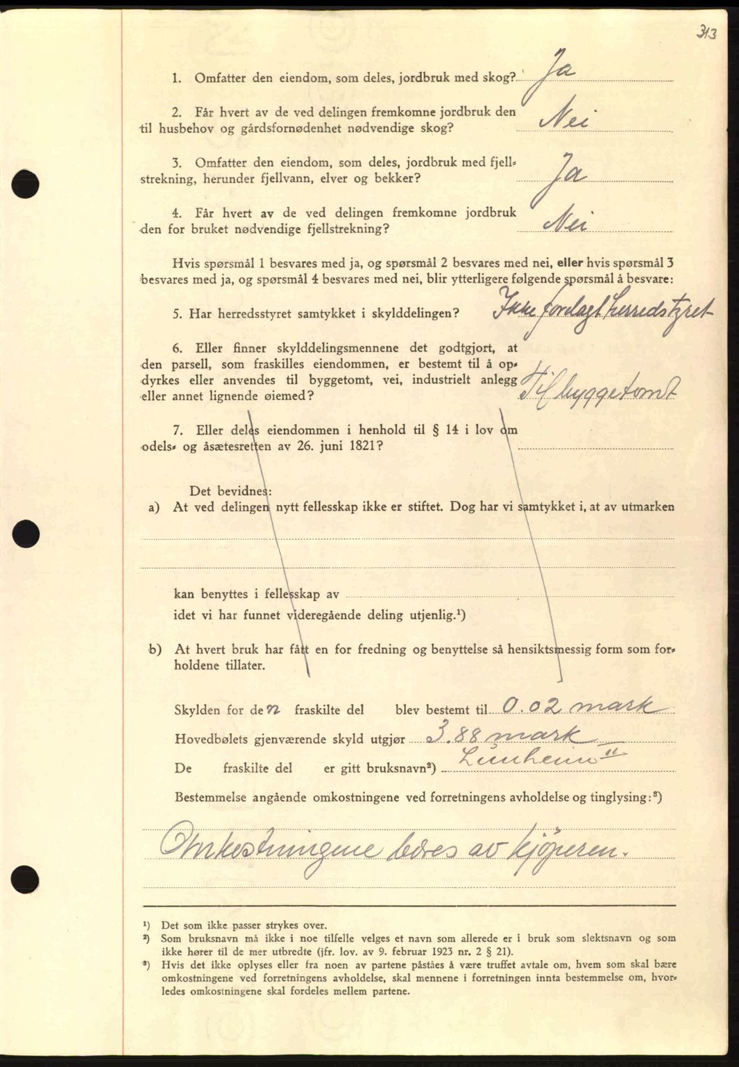 Nordmøre sorenskriveri, AV/SAT-A-4132/1/2/2Ca: Pantebok nr. A97, 1944-1944, Dagboknr: 578/1944