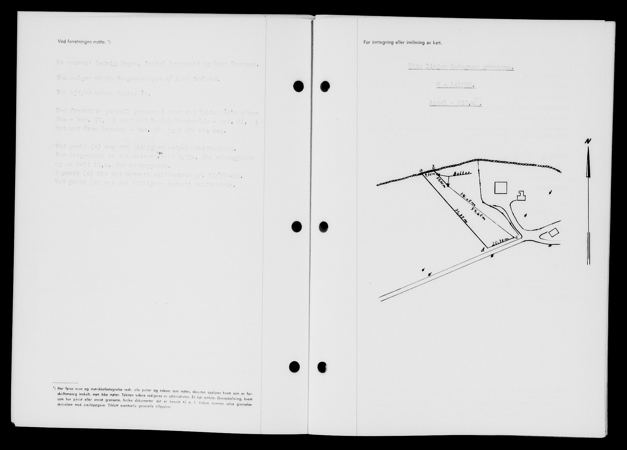 Lyngdal sorenskriveri, AV/SAK-1221-0004/G/Gb/L0679: Pantebok nr. A XXV, 1959-1960, Dagboknr: 985/1959