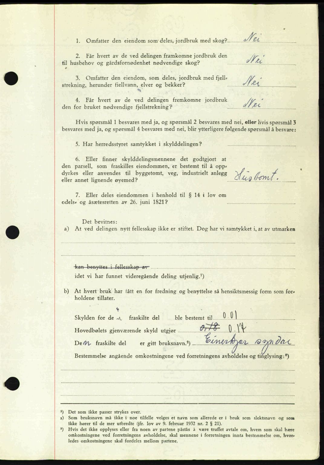 Nedenes sorenskriveri, AV/SAK-1221-0006/G/Gb/Gba/L0060: Pantebok nr. A12, 1948-1949, Dagboknr: 253/1949