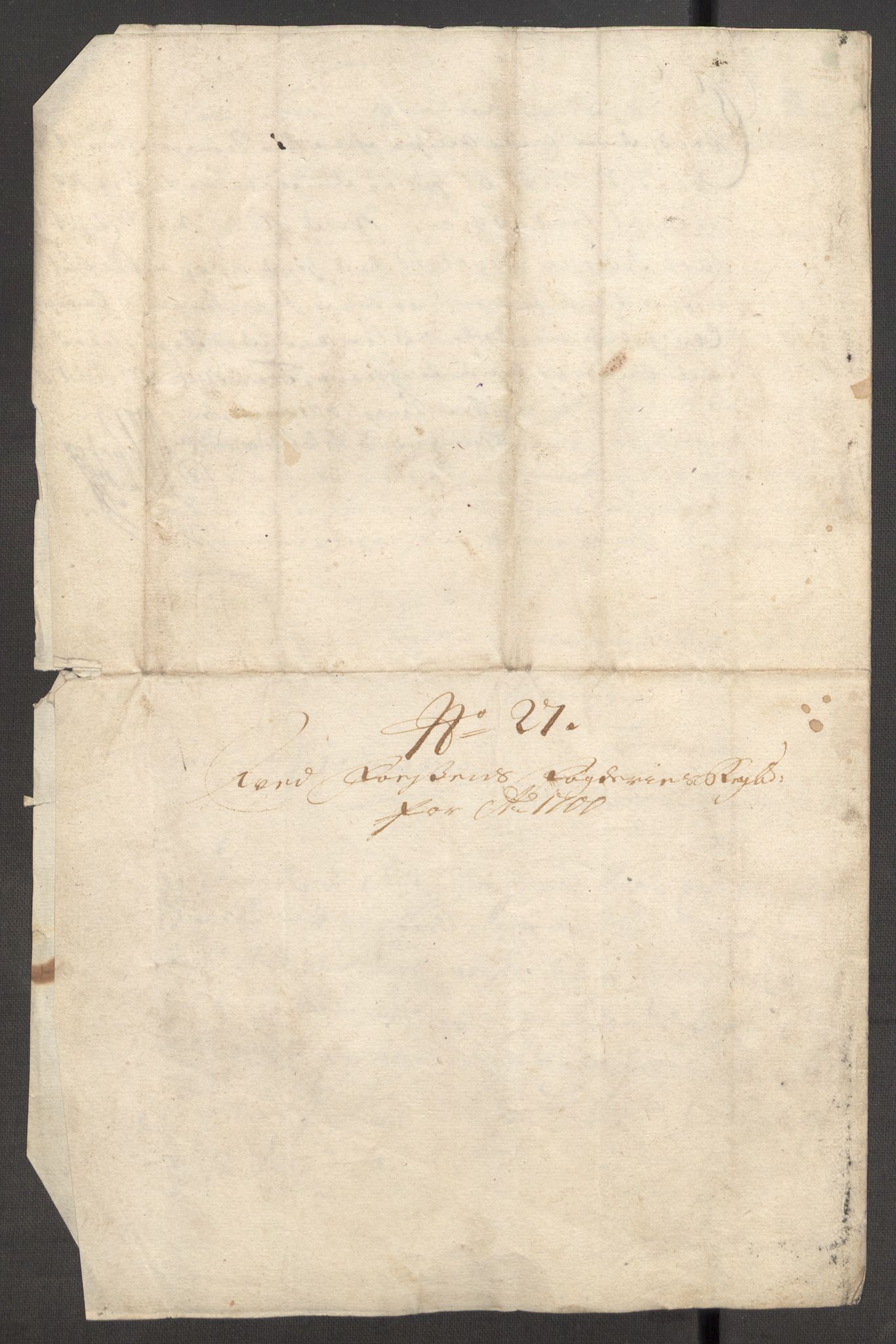 Rentekammeret inntil 1814, Reviderte regnskaper, Fogderegnskap, AV/RA-EA-4092/R57/L3854: Fogderegnskap Fosen, 1700-1701, s. 194