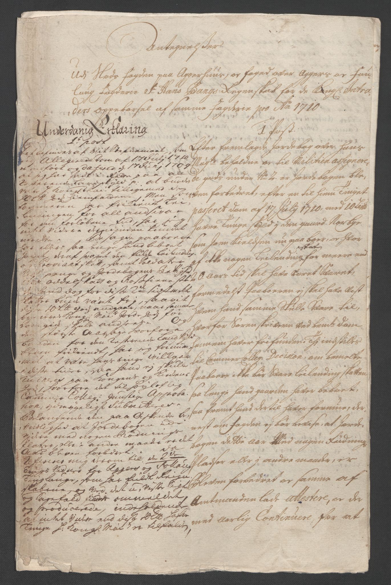 Rentekammeret inntil 1814, Reviderte regnskaper, Fogderegnskap, RA/EA-4092/R10/L0448: Fogderegnskap Aker og Follo, 1710-1711, s. 107