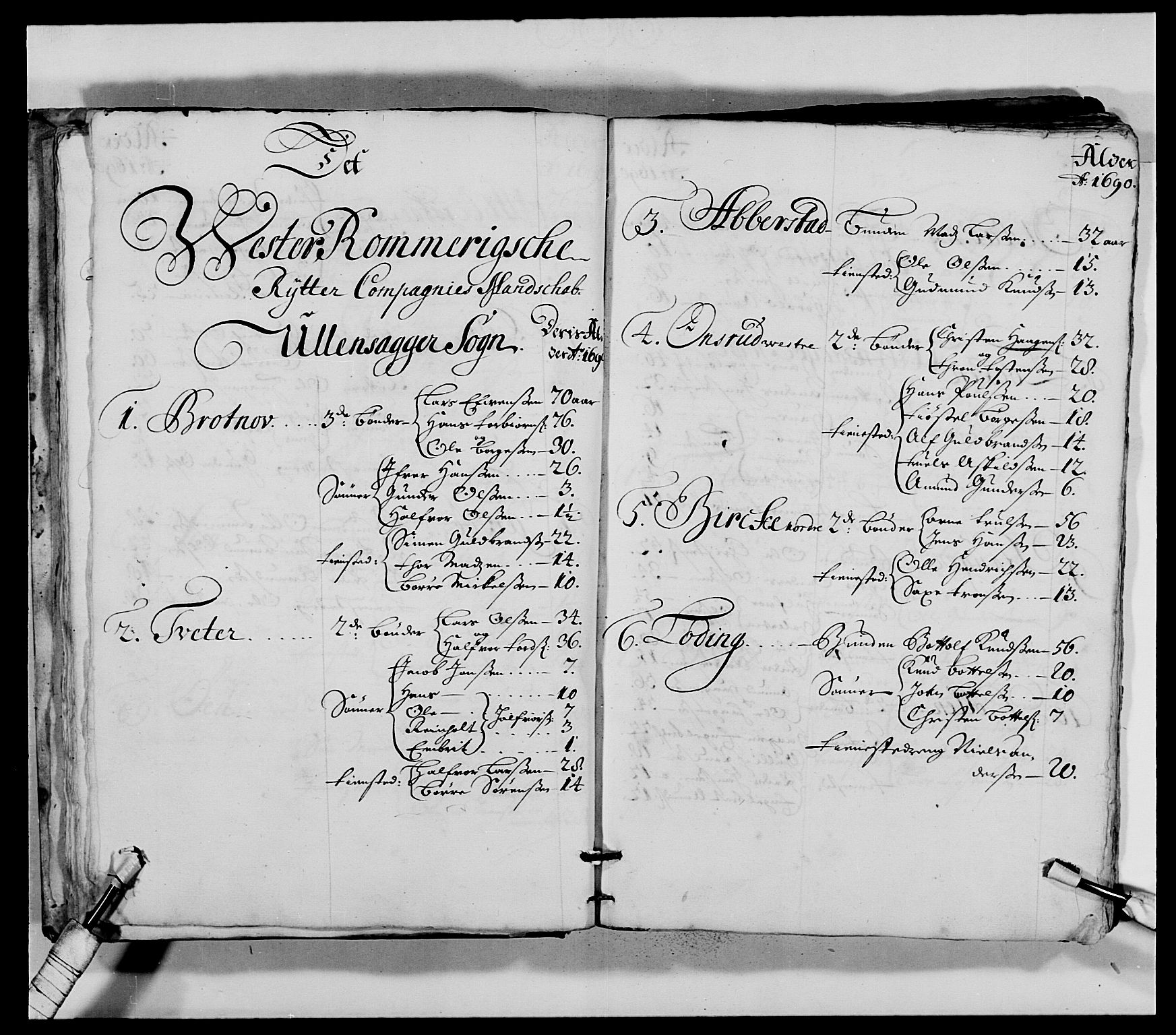 Kommanderende general (KG I) med Det norske krigsdirektorium, AV/RA-EA-5419/E/Ea/L0474: Kavaleriet, 1682-1730, s. 68