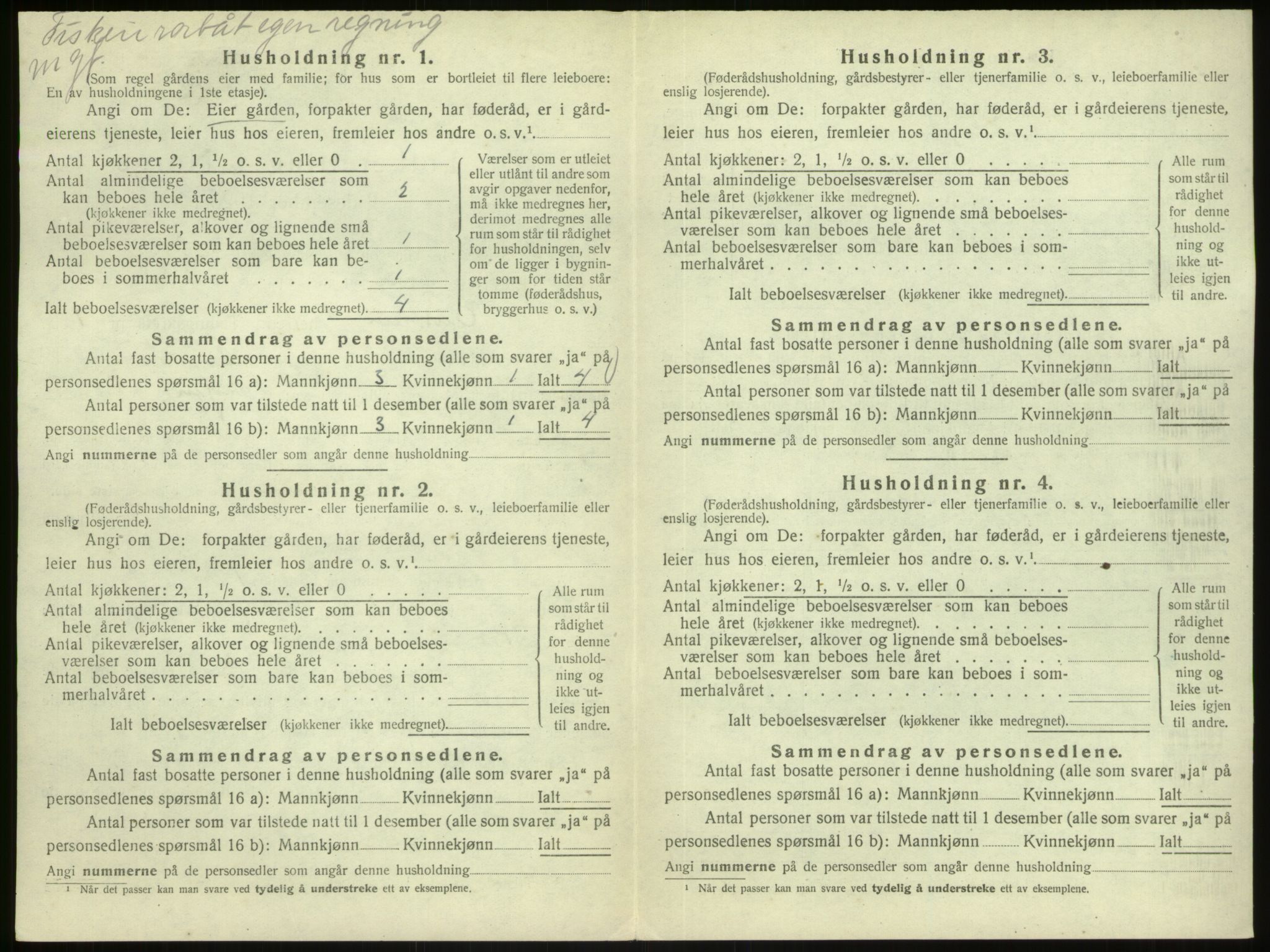 SAB, Folketelling 1920 for 1264 Austrheim herred, 1920, s. 778