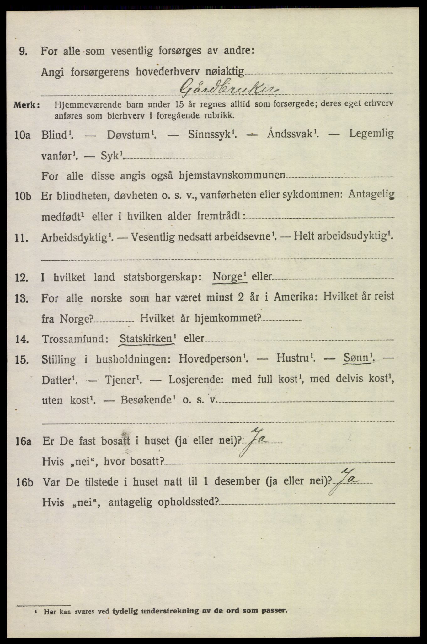 SAH, Folketelling 1920 for 0436 Tolga herred, 1920, s. 8262