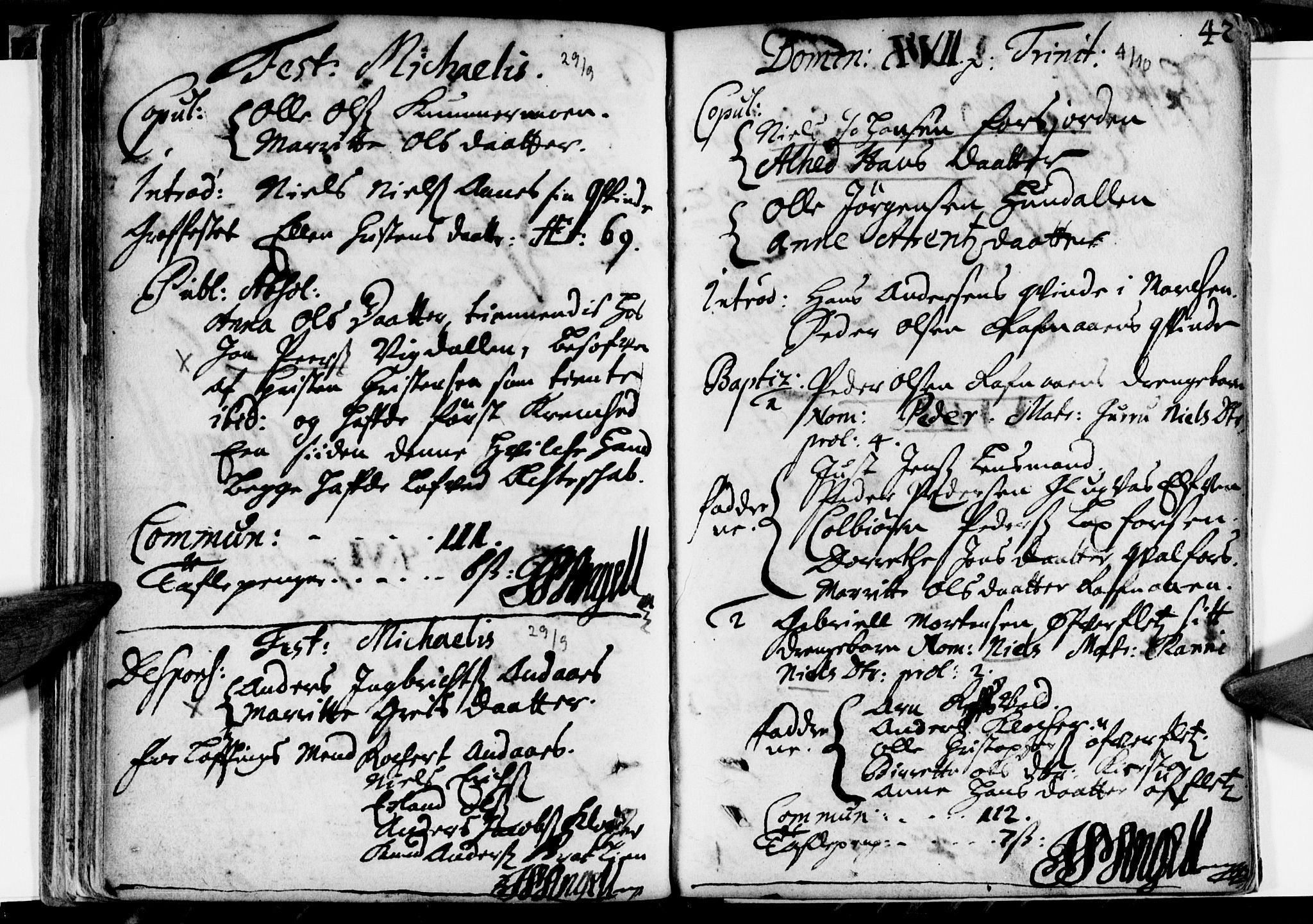 Ministerialprotokoller, klokkerbøker og fødselsregistre - Nordland, AV/SAT-A-1459/820/L0280: Ministerialbok nr. 820A01, 1690-1693, s. 42
