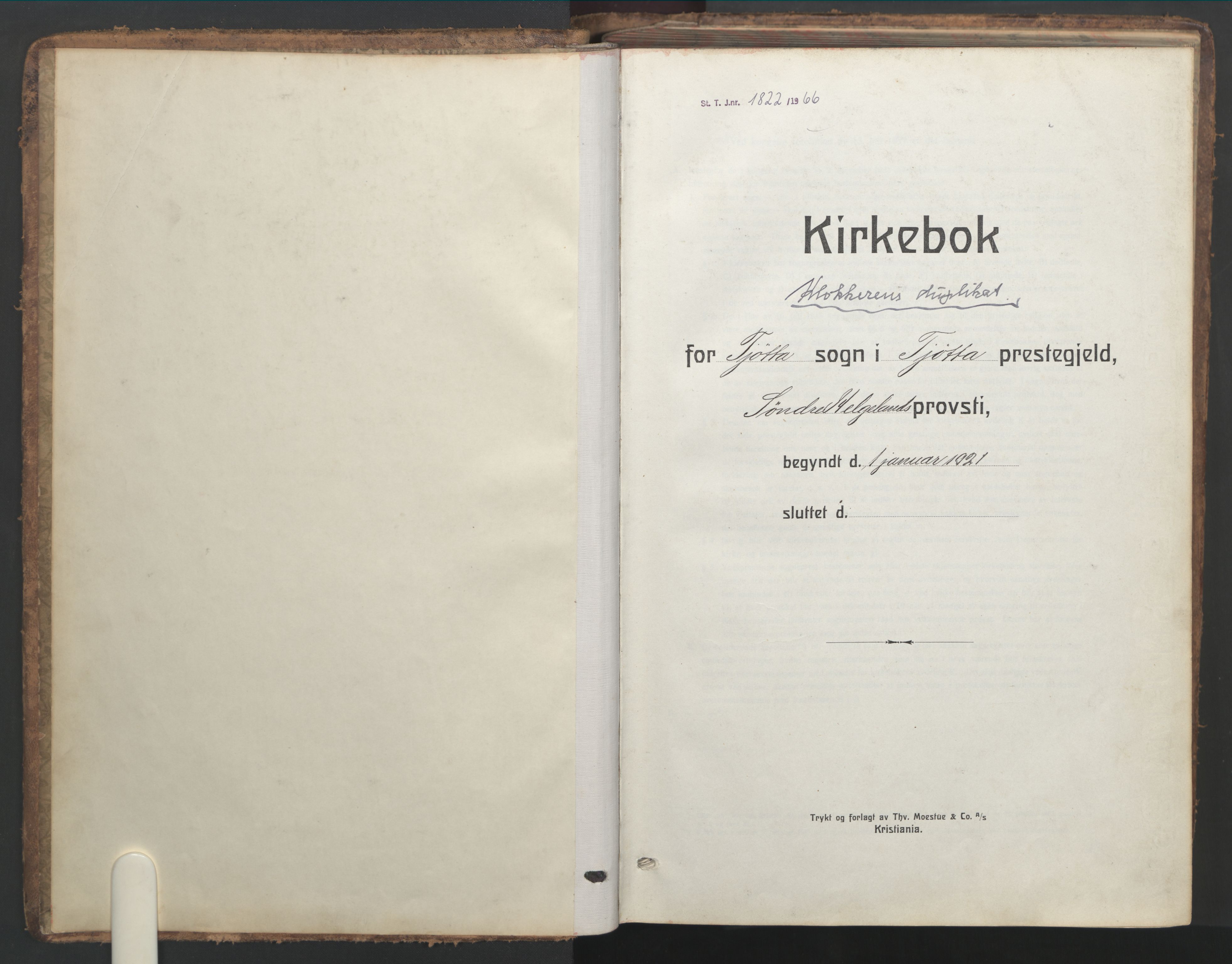 Ministerialprotokoller, klokkerbøker og fødselsregistre - Nordland, SAT/A-1459/817/L0269: Klokkerbok nr. 817C04, 1921-1949
