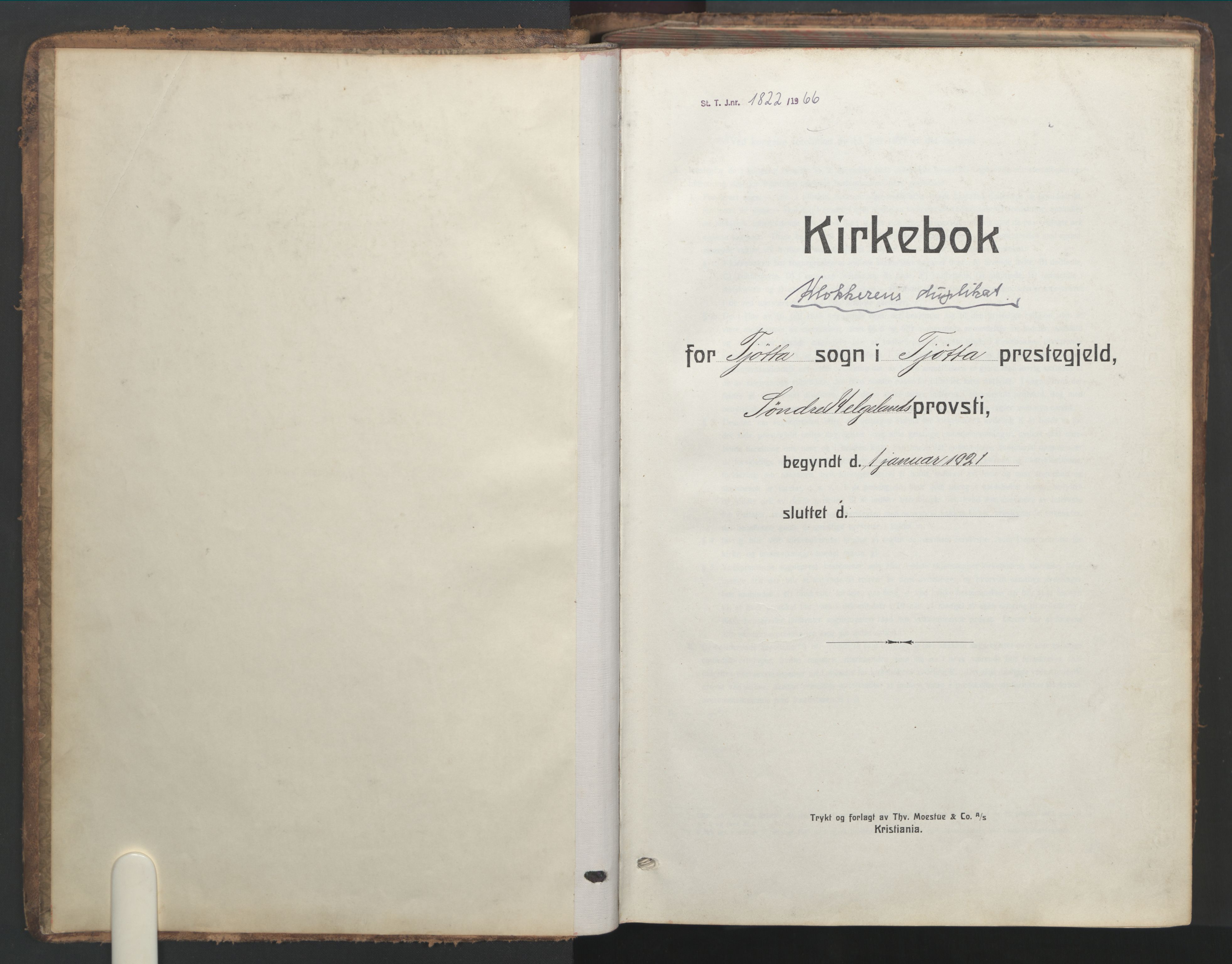 Ministerialprotokoller, klokkerbøker og fødselsregistre - Nordland, AV/SAT-A-1459/817/L0269: Klokkerbok nr. 817C04, 1921-1949