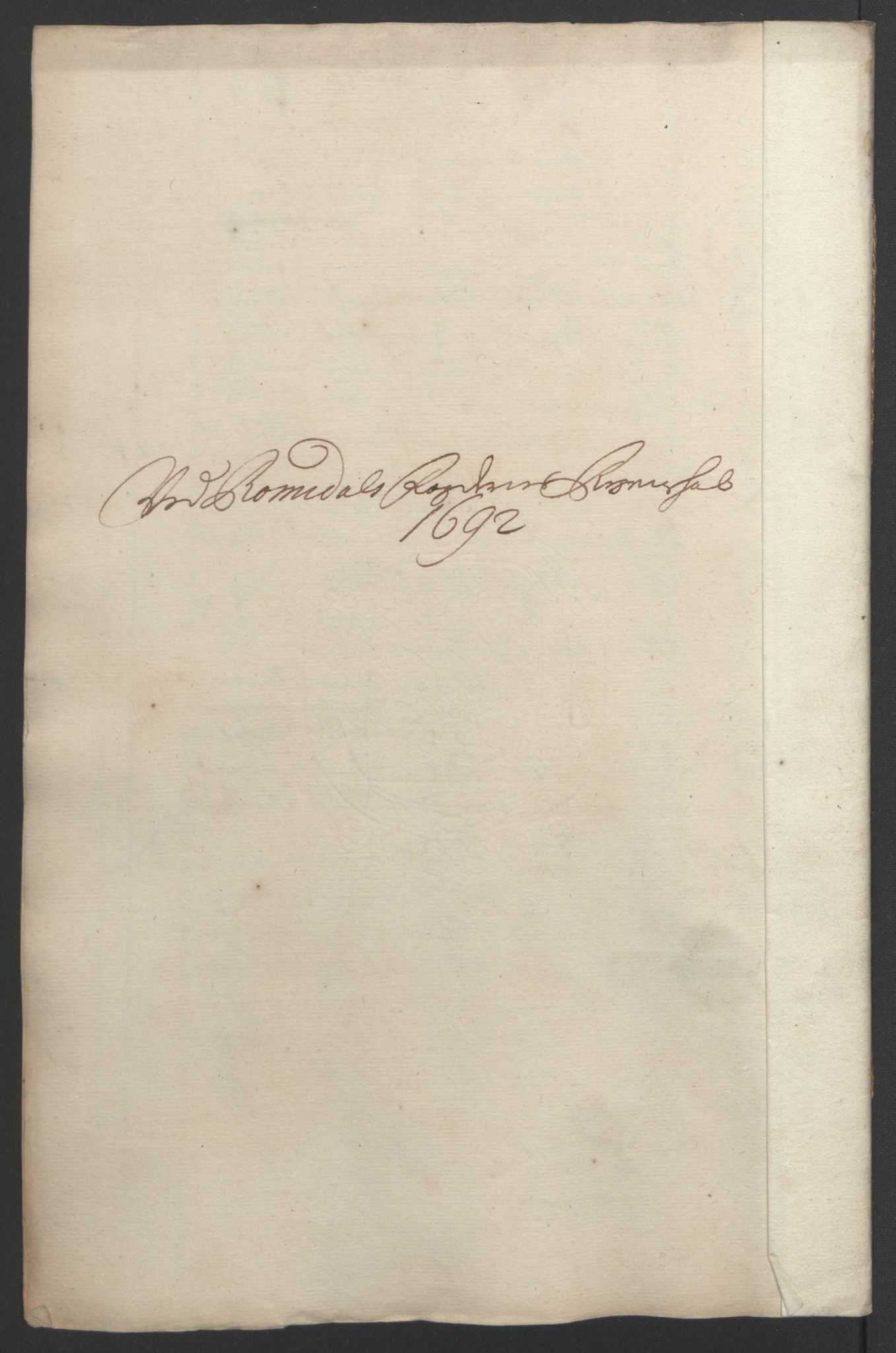 Rentekammeret inntil 1814, Reviderte regnskaper, Fogderegnskap, AV/RA-EA-4092/R55/L3650: Fogderegnskap Romsdal, 1692, s. 139