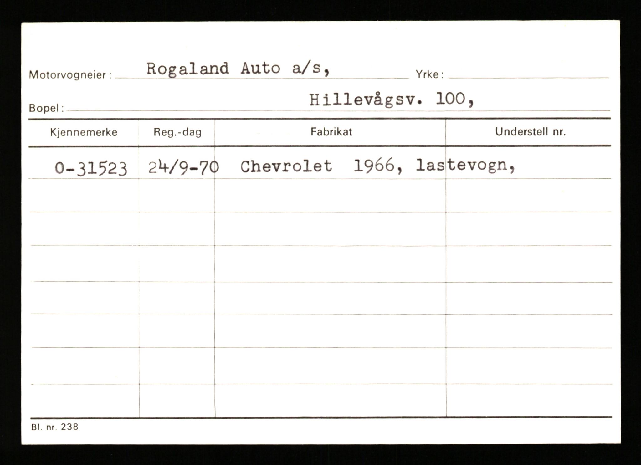 Stavanger trafikkstasjon, AV/SAST-A-101942/0/G/L0005: Registreringsnummer: 23000 - 34245, 1930-1971, s. 2618