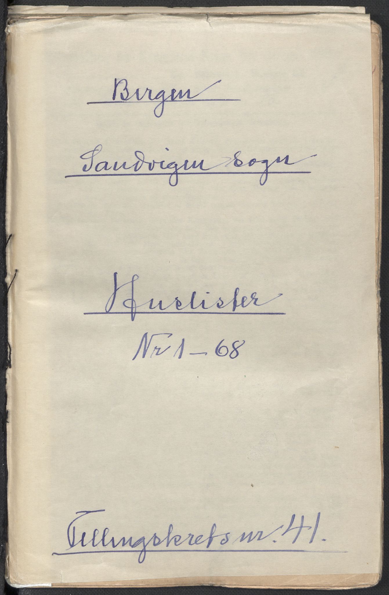 RA, Folketelling 1891 for 1301 Bergen kjøpstad, 1891, s. 6909