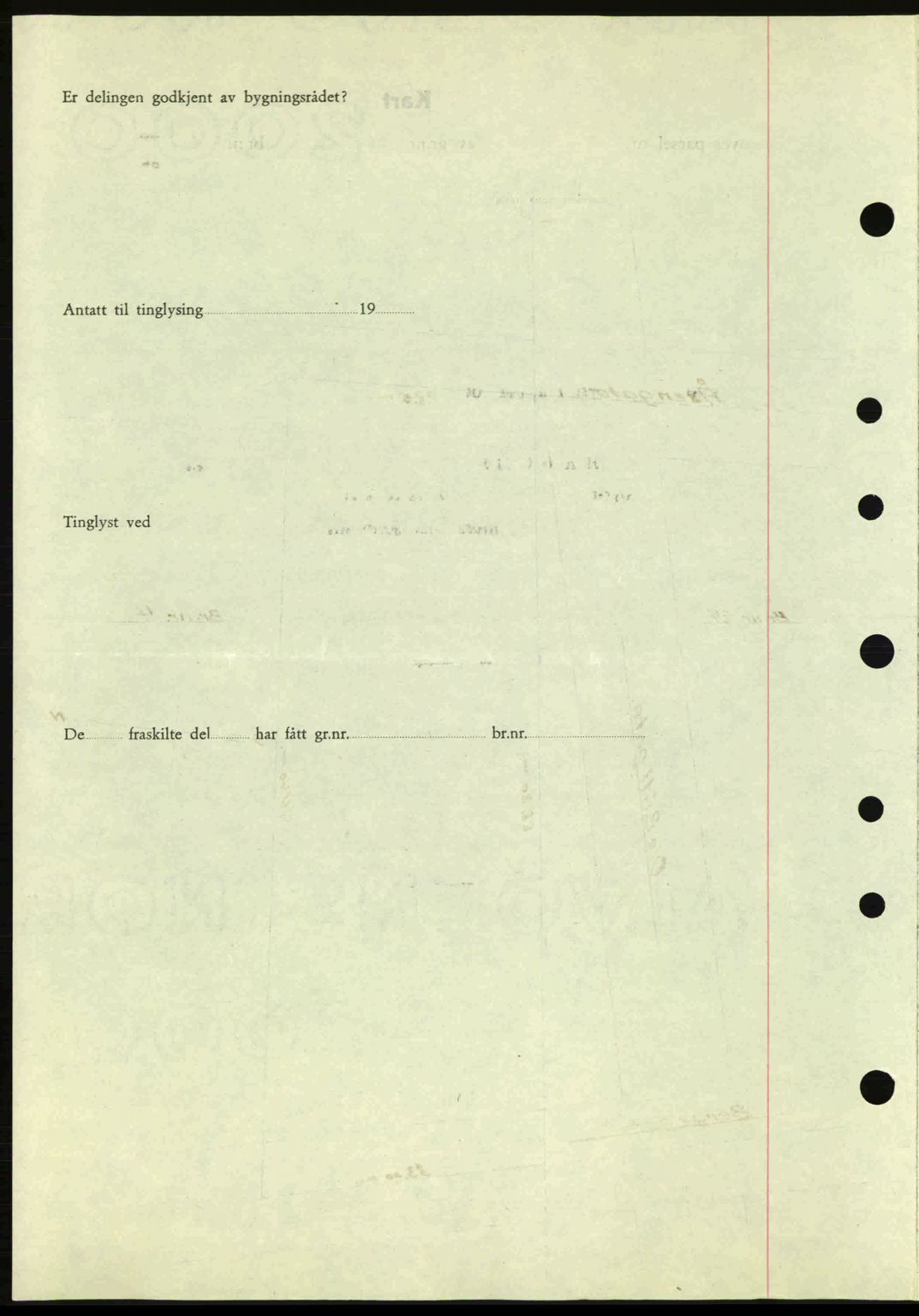 Nordre Sunnmøre sorenskriveri, AV/SAT-A-0006/1/2/2C/2Ca: Pantebok nr. A20a, 1945-1945, Dagboknr: 708/1945