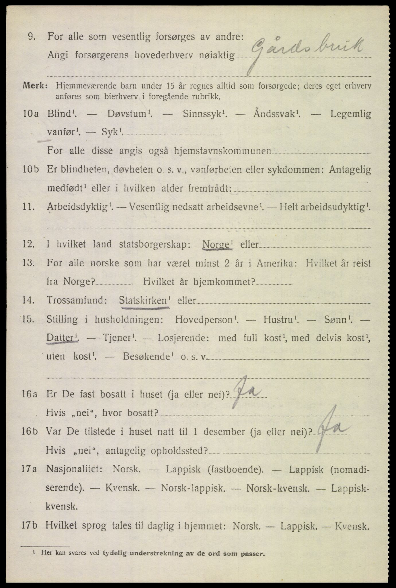 SAT, Folketelling 1920 for 1853 Evenes herred, 1920, s. 11823