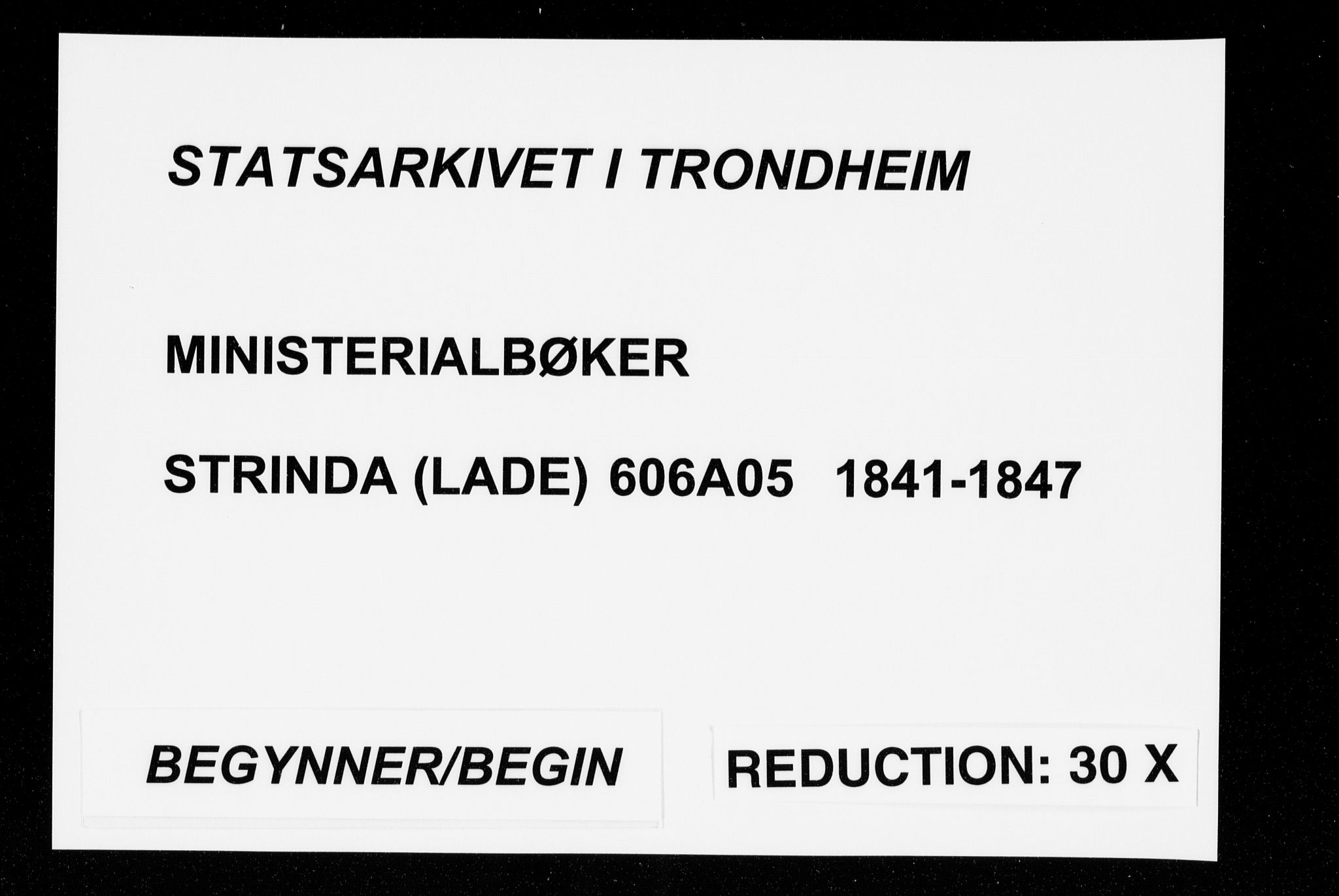 Ministerialprotokoller, klokkerbøker og fødselsregistre - Sør-Trøndelag, AV/SAT-A-1456/606/L0290: Ministerialbok nr. 606A05, 1841-1847