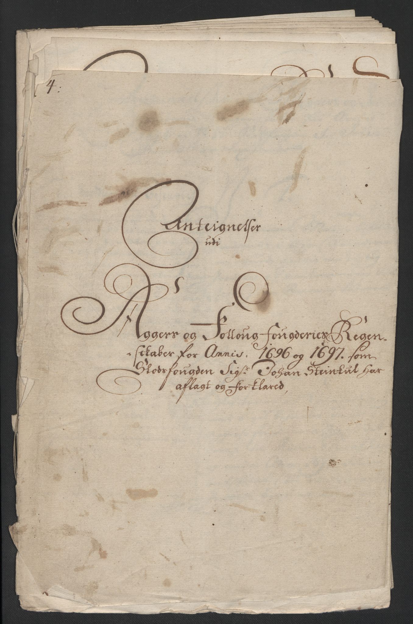 Rentekammeret inntil 1814, Reviderte regnskaper, Fogderegnskap, AV/RA-EA-4092/R10/L0440: Fogderegnskap Aker og Follo, 1696-1697, s. 452