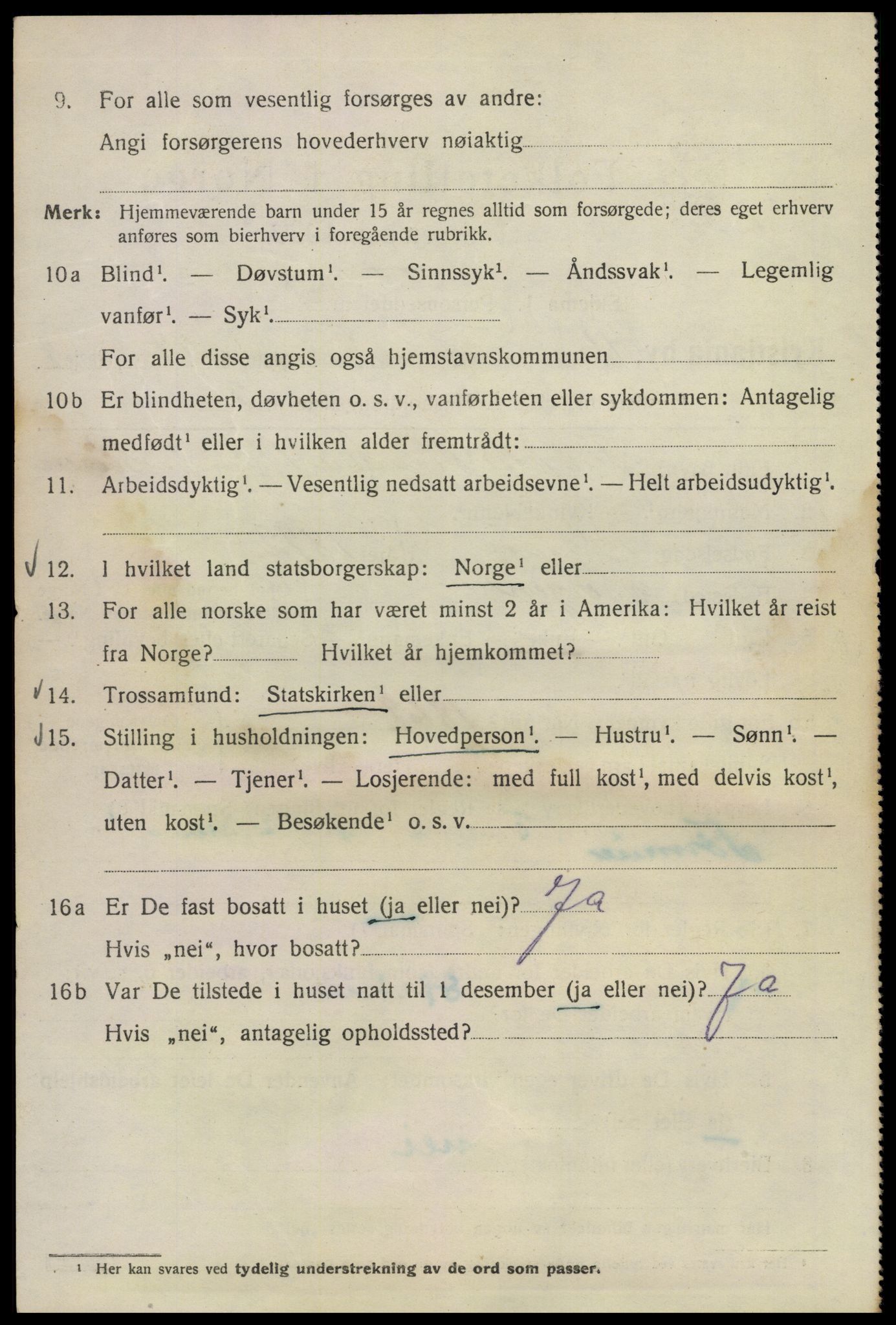 SAO, Folketelling 1920 for 0301 Kristiania kjøpstad, 1920, s. 619330