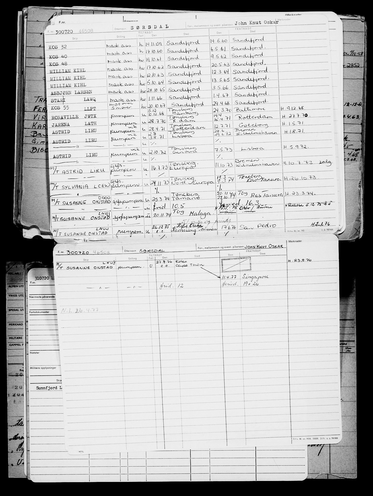 Direktoratet for sjømenn, AV/RA-S-3545/G/Gb/L0183: Hovedkort, 1920, s. 767