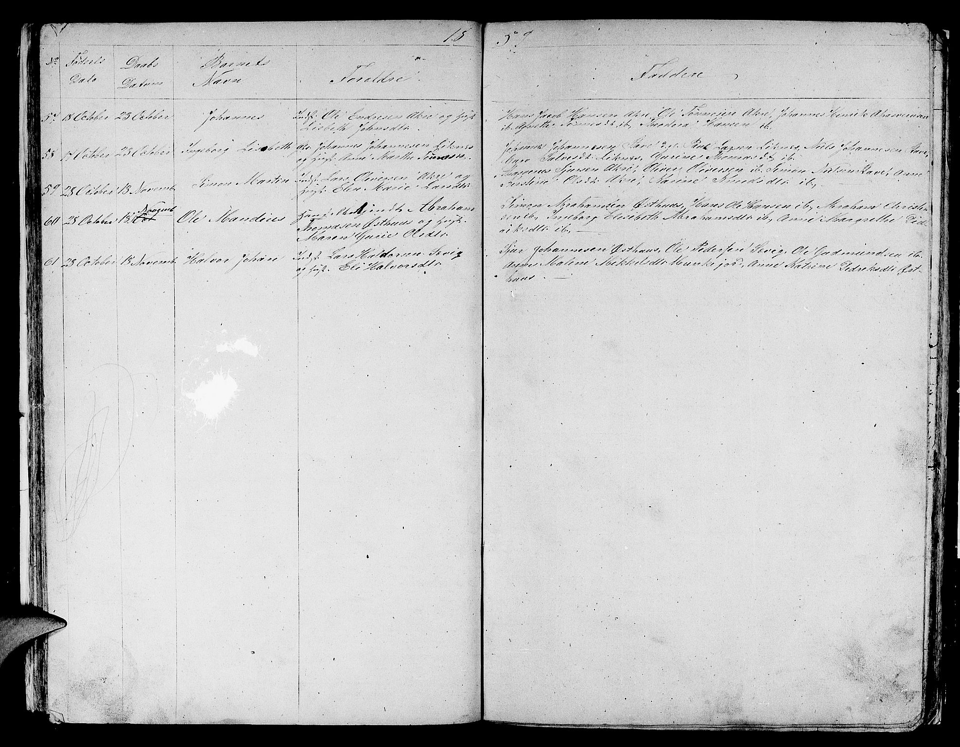 Skudenes sokneprestkontor, AV/SAST-A -101849/H/Ha/Hab/L0003: Klokkerbok nr. B 3, 1848-1865