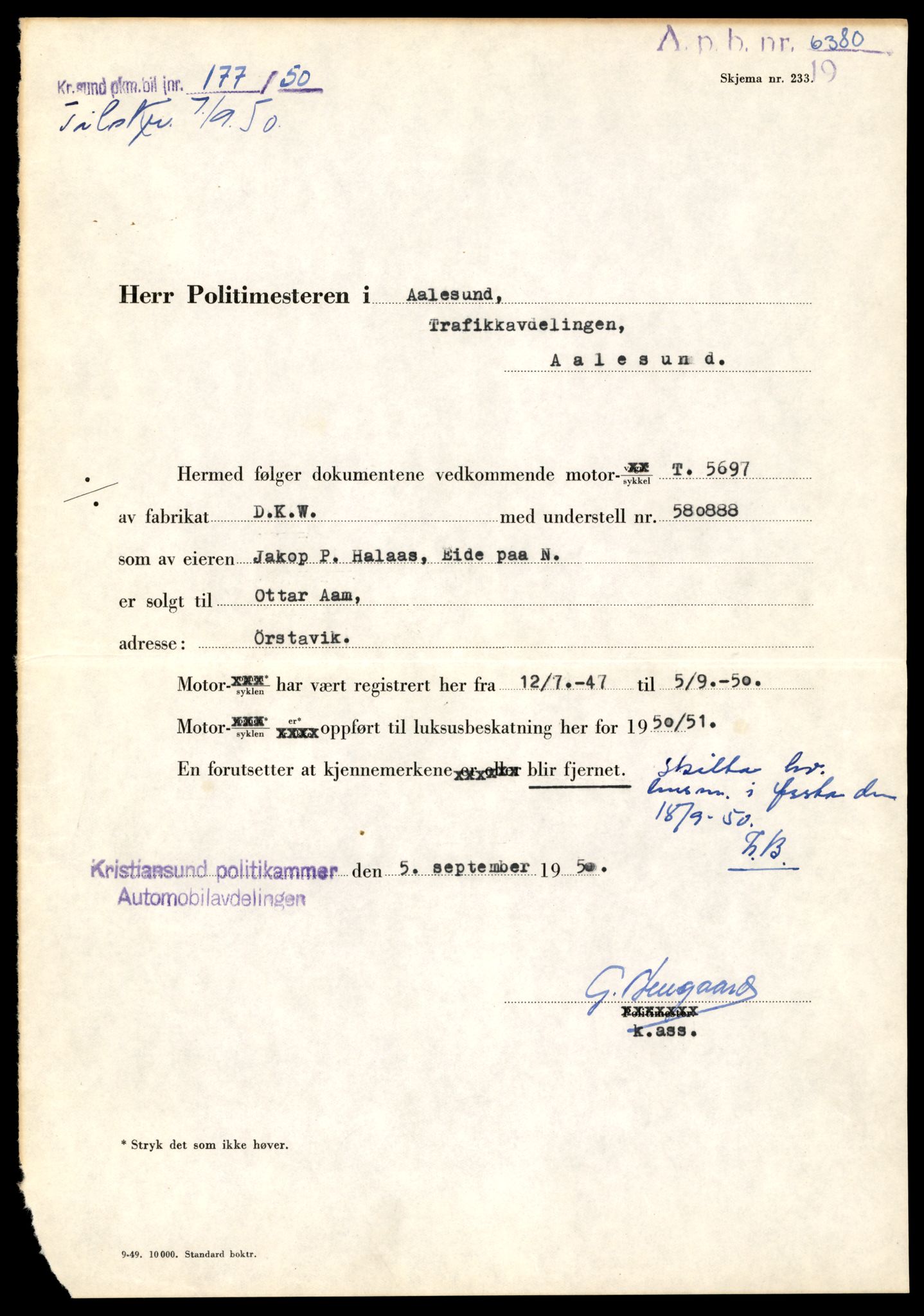 Møre og Romsdal vegkontor - Ålesund trafikkstasjon, AV/SAT-A-4099/F/Fe/L0027: Registreringskort for kjøretøy T 11161 - T 11289, 1927-1998, s. 3121