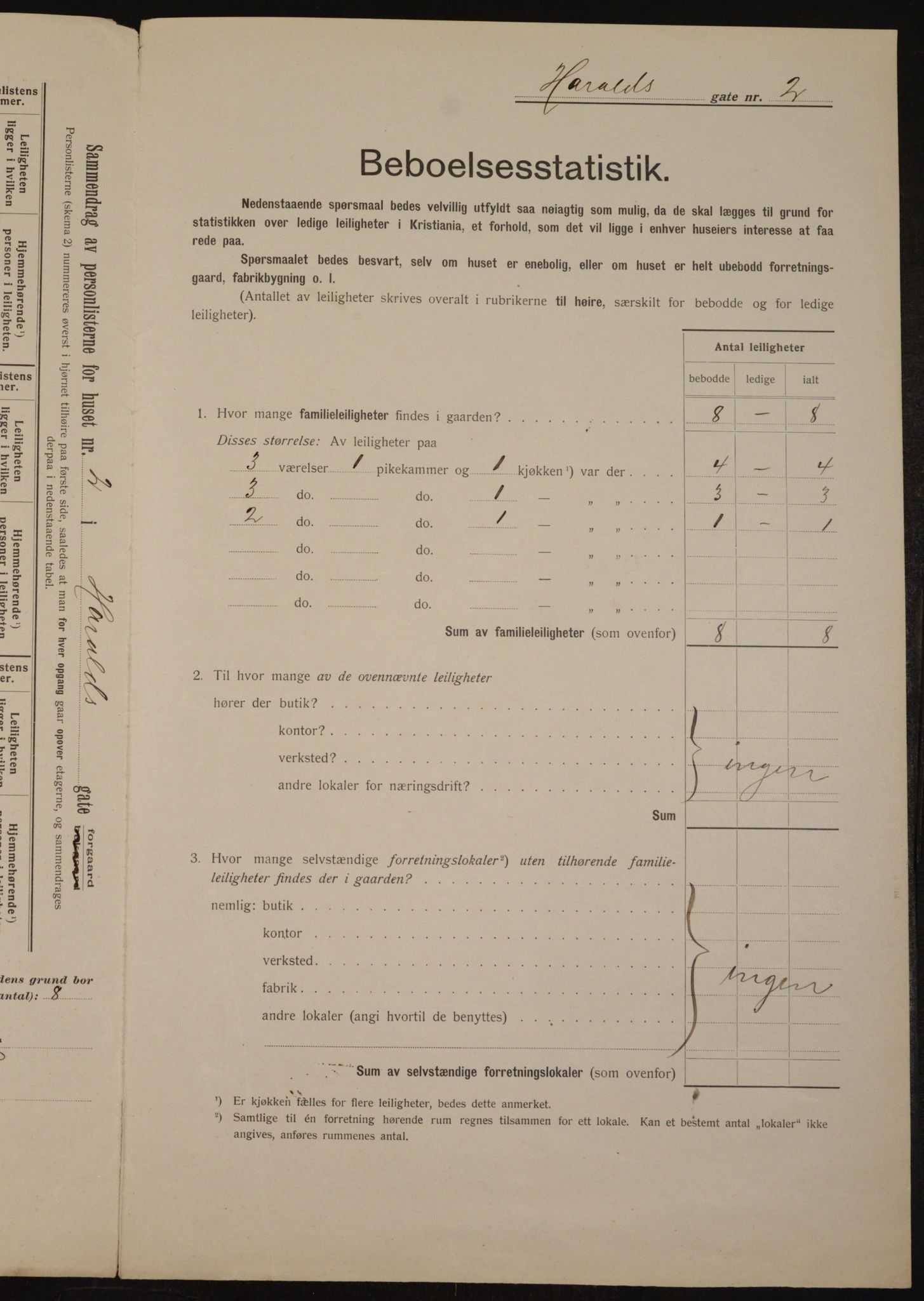 OBA, Kommunal folketelling 1.2.1912 for Kristiania, 1912, s. 35001