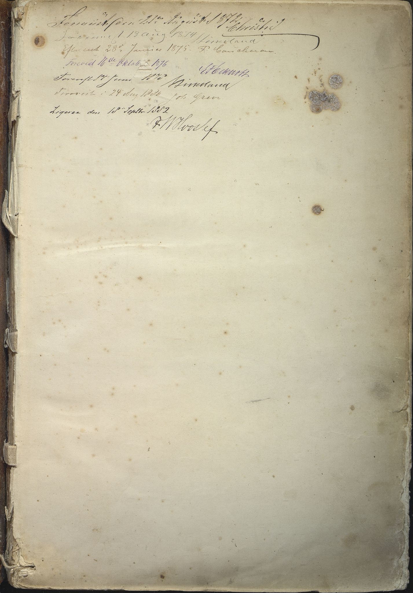 Gaular kommune. Mjell skule, VLFK/K-14300.520.01/543/L0001: dagbok for Eldal skule, Lyngstad krins og Mjell skule, 1871-1883