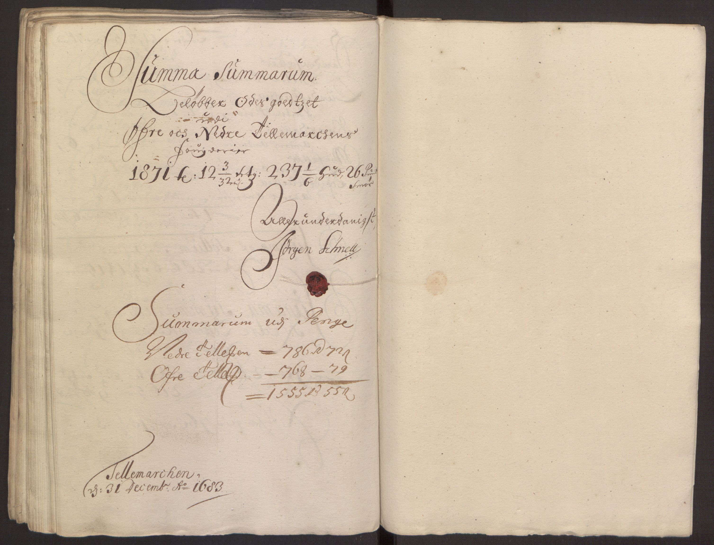 Rentekammeret inntil 1814, Reviderte regnskaper, Fogderegnskap, AV/RA-EA-4092/R35/L2080: Fogderegnskap Øvre og Nedre Telemark, 1680-1684, s. 105