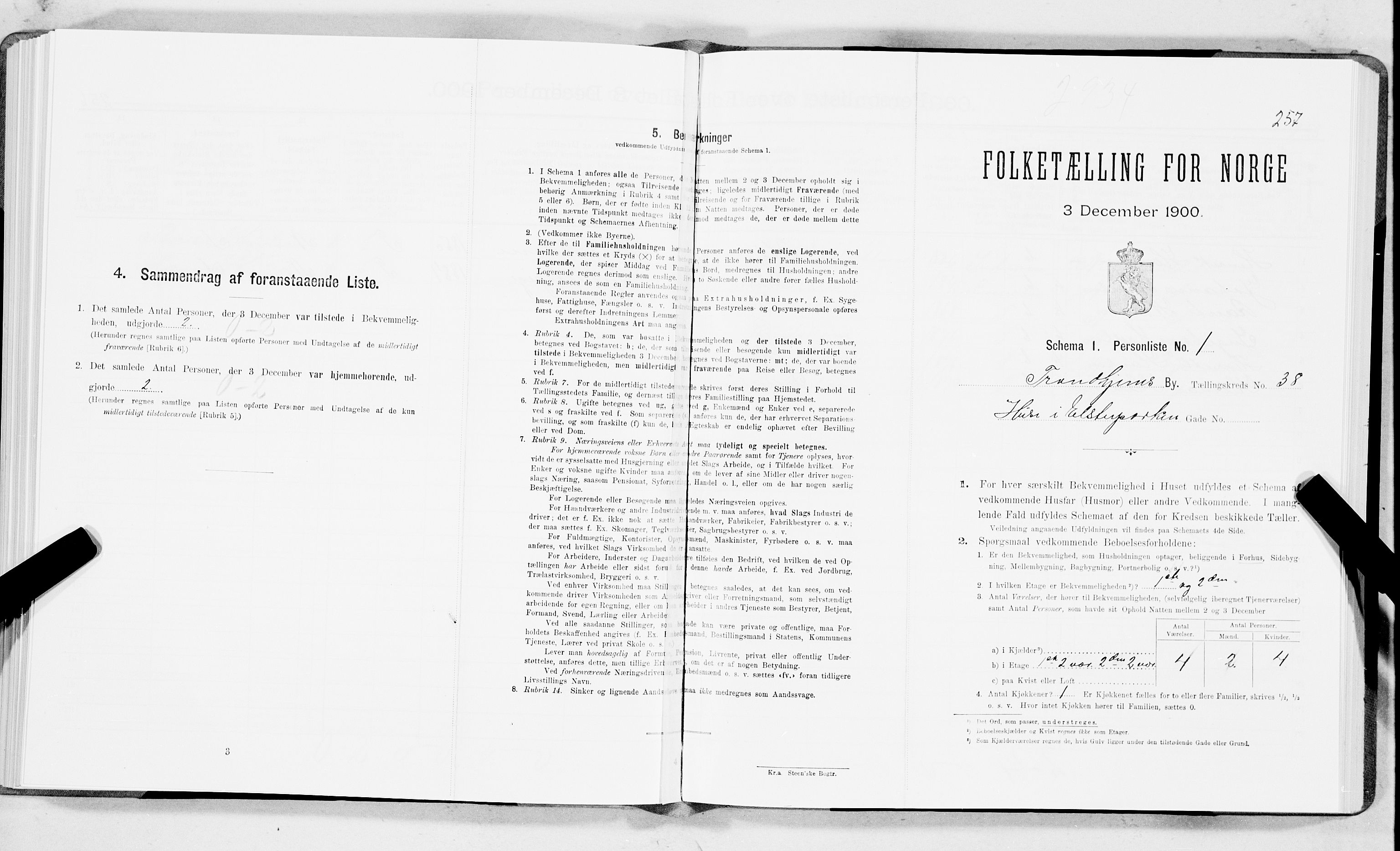 SAT, Folketelling 1900 for 1601 Trondheim kjøpstad, 1900, s. 6545
