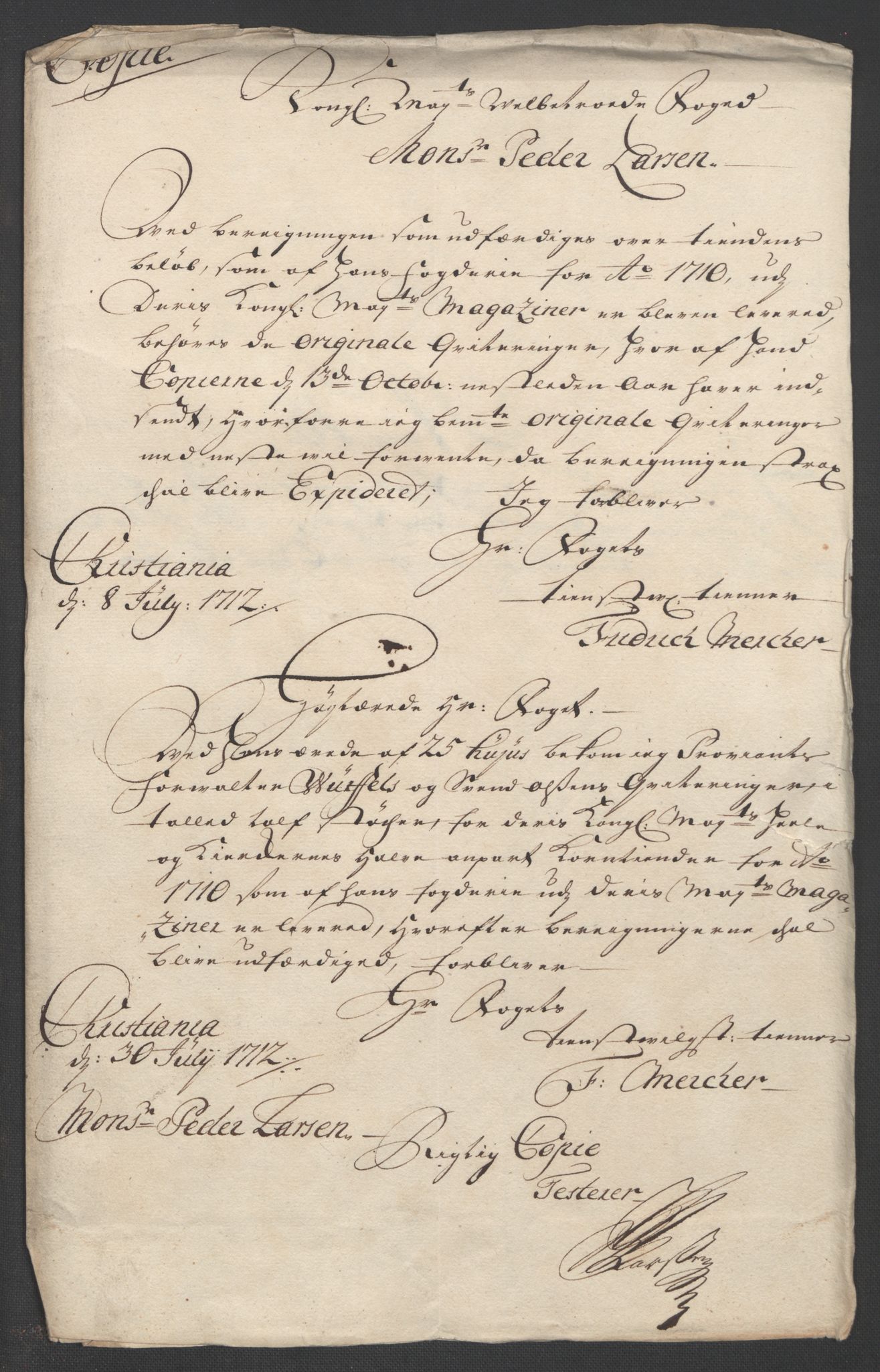 Rentekammeret inntil 1814, Reviderte regnskaper, Fogderegnskap, RA/EA-4092/R07/L0302: Fogderegnskap Rakkestad, Heggen og Frøland, 1710, s. 452
