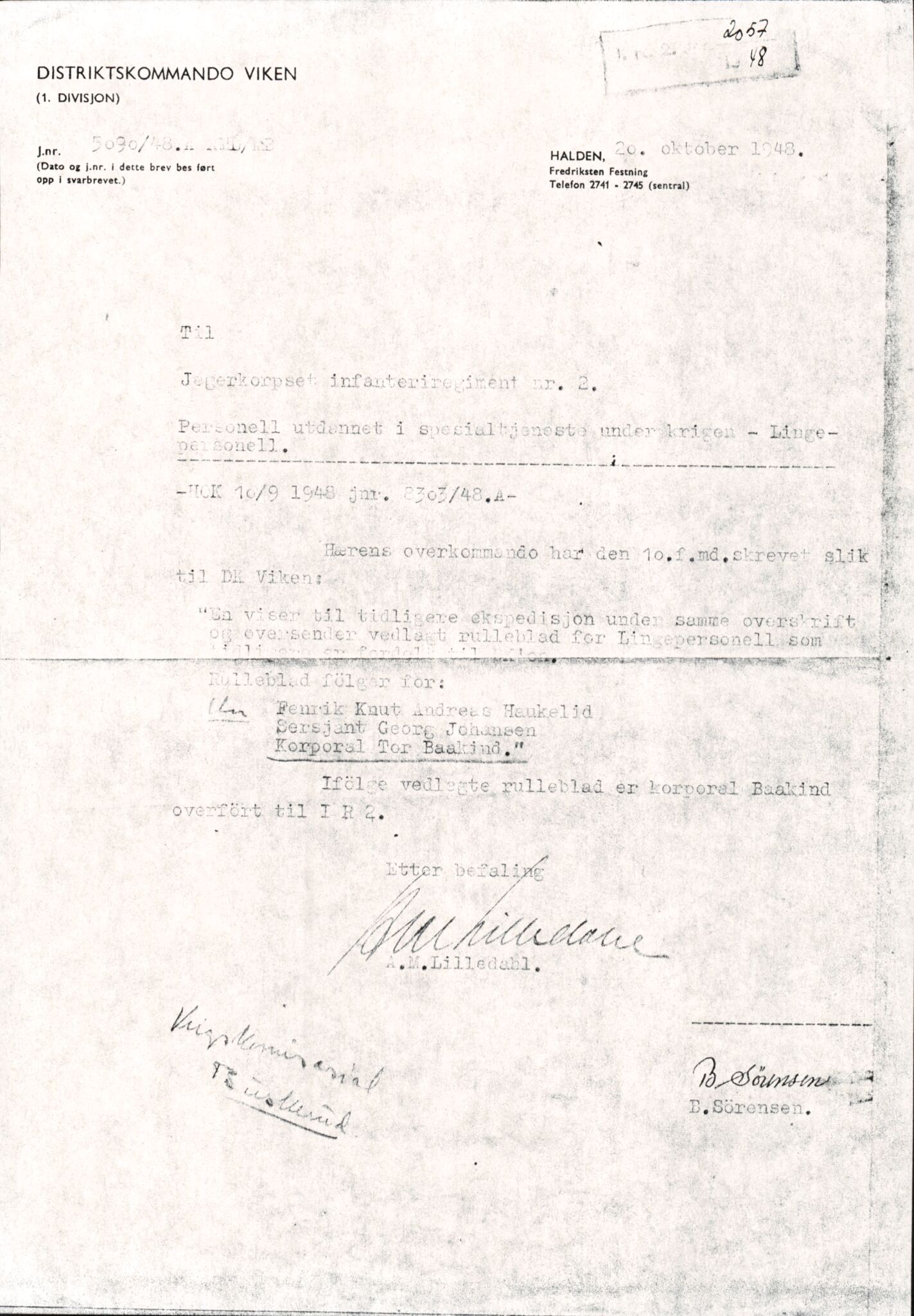 Forsvaret, Forsvarets overkommando/Luftforsvarsstaben, AV/RA-RAFA-4079/P/Pa/L0013: Personellmapper, 1905, s. 8