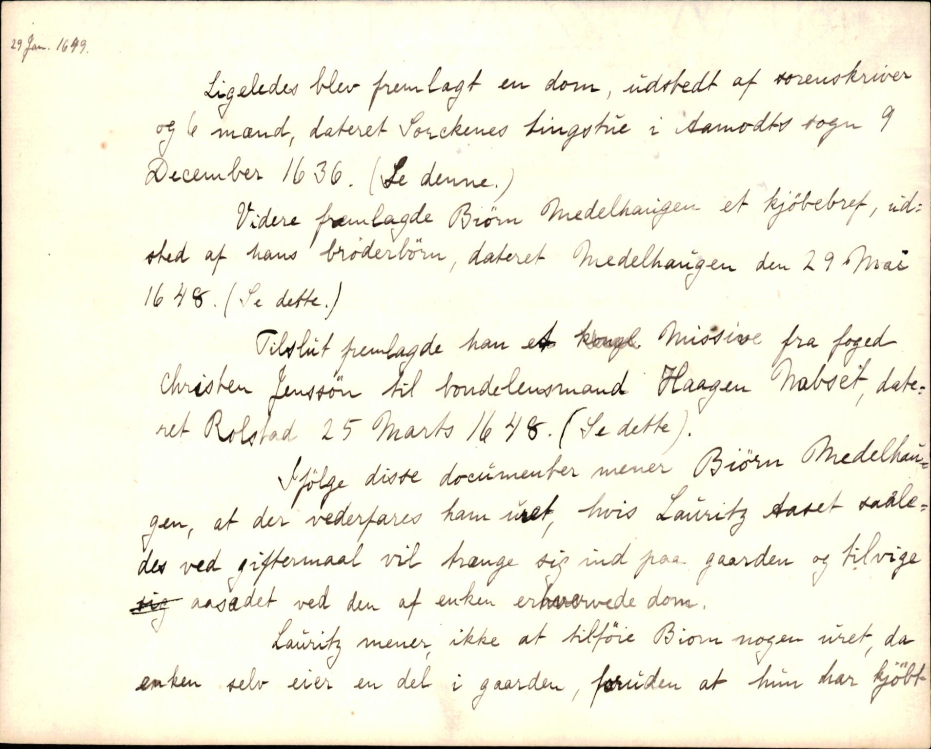 Riksarkivets diplomsamling, AV/RA-EA-5965/F35/F35d/L0004: Innlånte diplomer, seddelregister, 1643-1660, s. 199