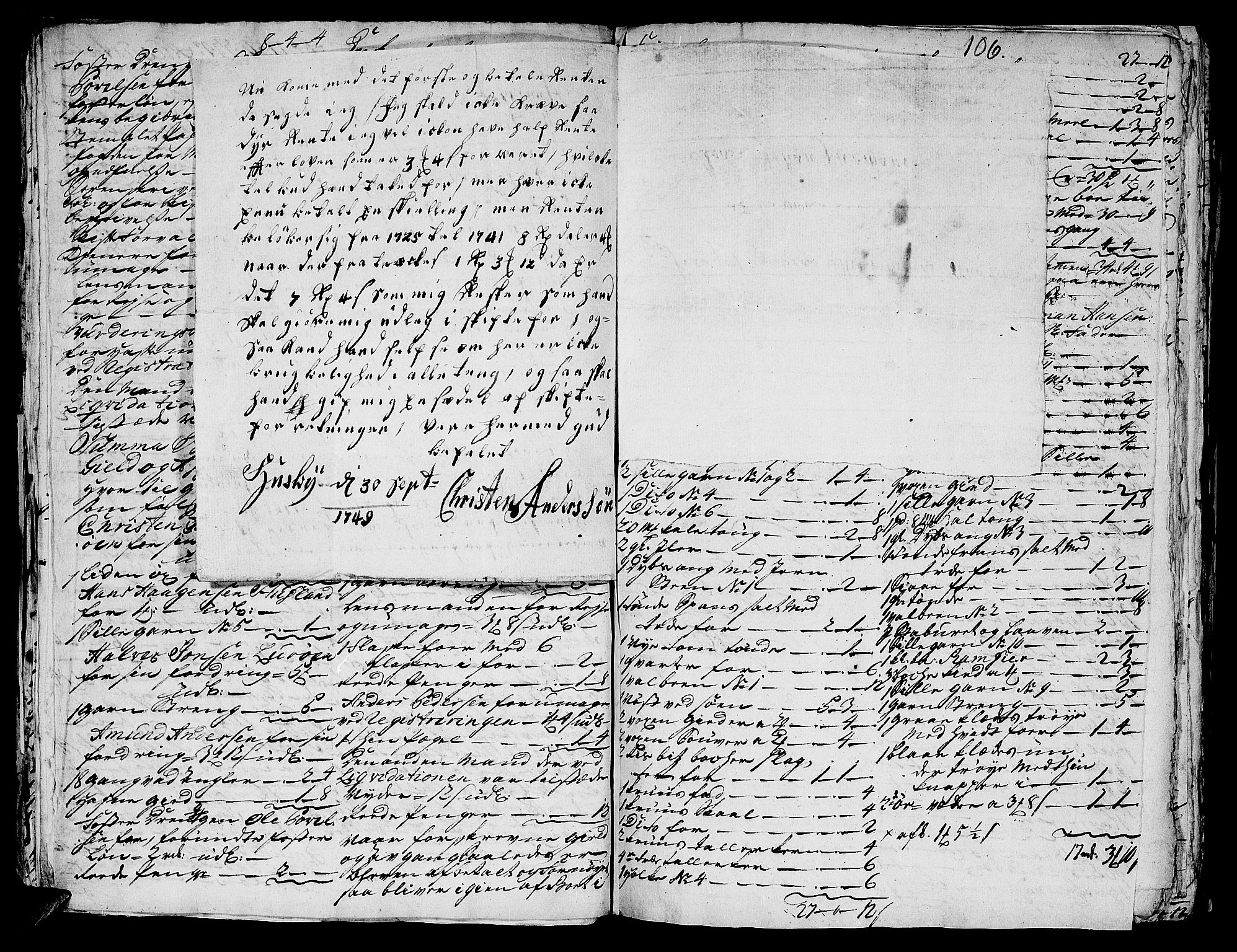 Helgeland sorenskriveri, SAT/A-0004/3/3A/L0016: Konseptprotokoll 1, 1748-1749, s. 105b-106a