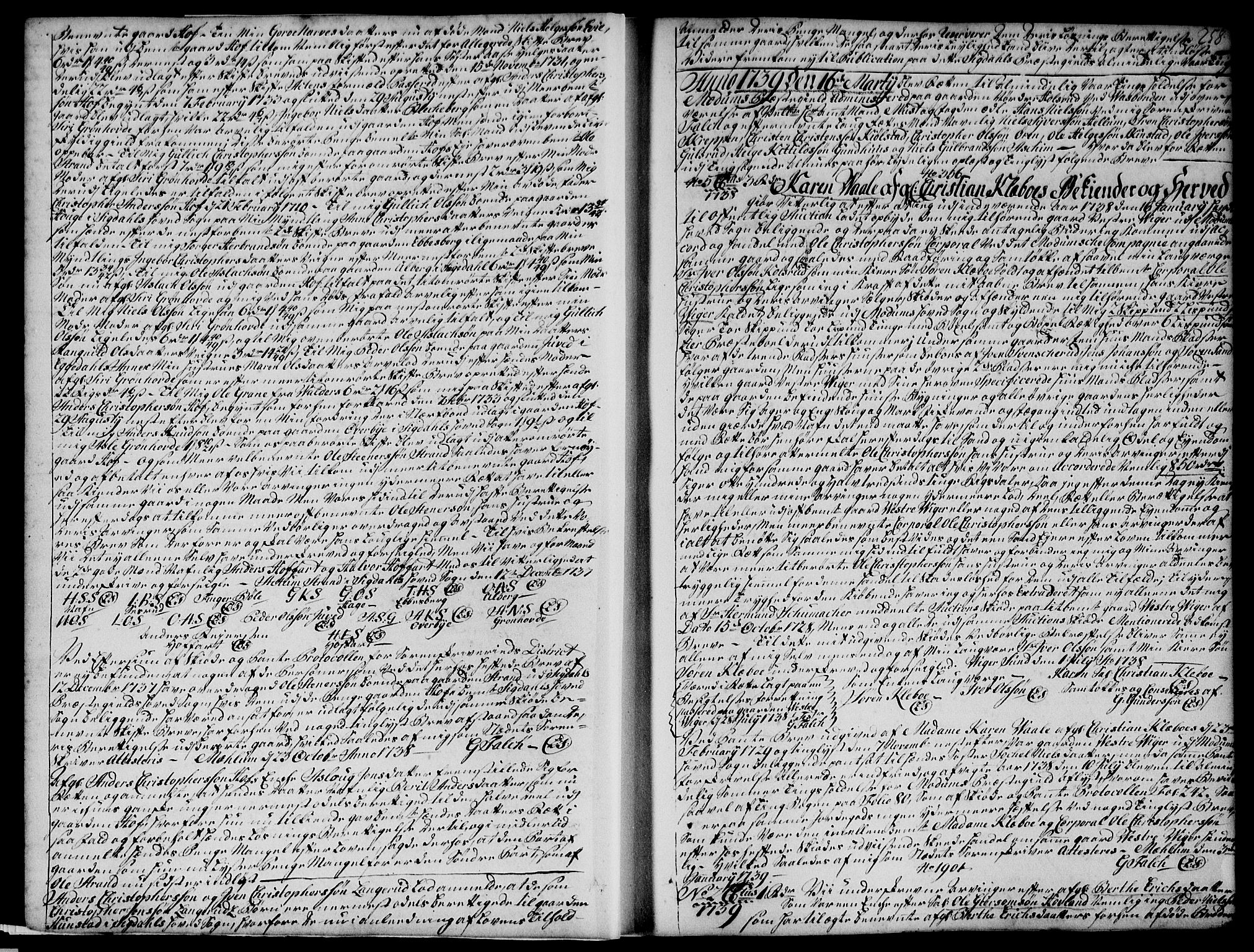 Eiker, Modum og Sigdal sorenskriveri, SAKO/A-123/G/Ga/Gaa/L0001c: Pantebok nr. I 1c, 1739-1742, s. 258