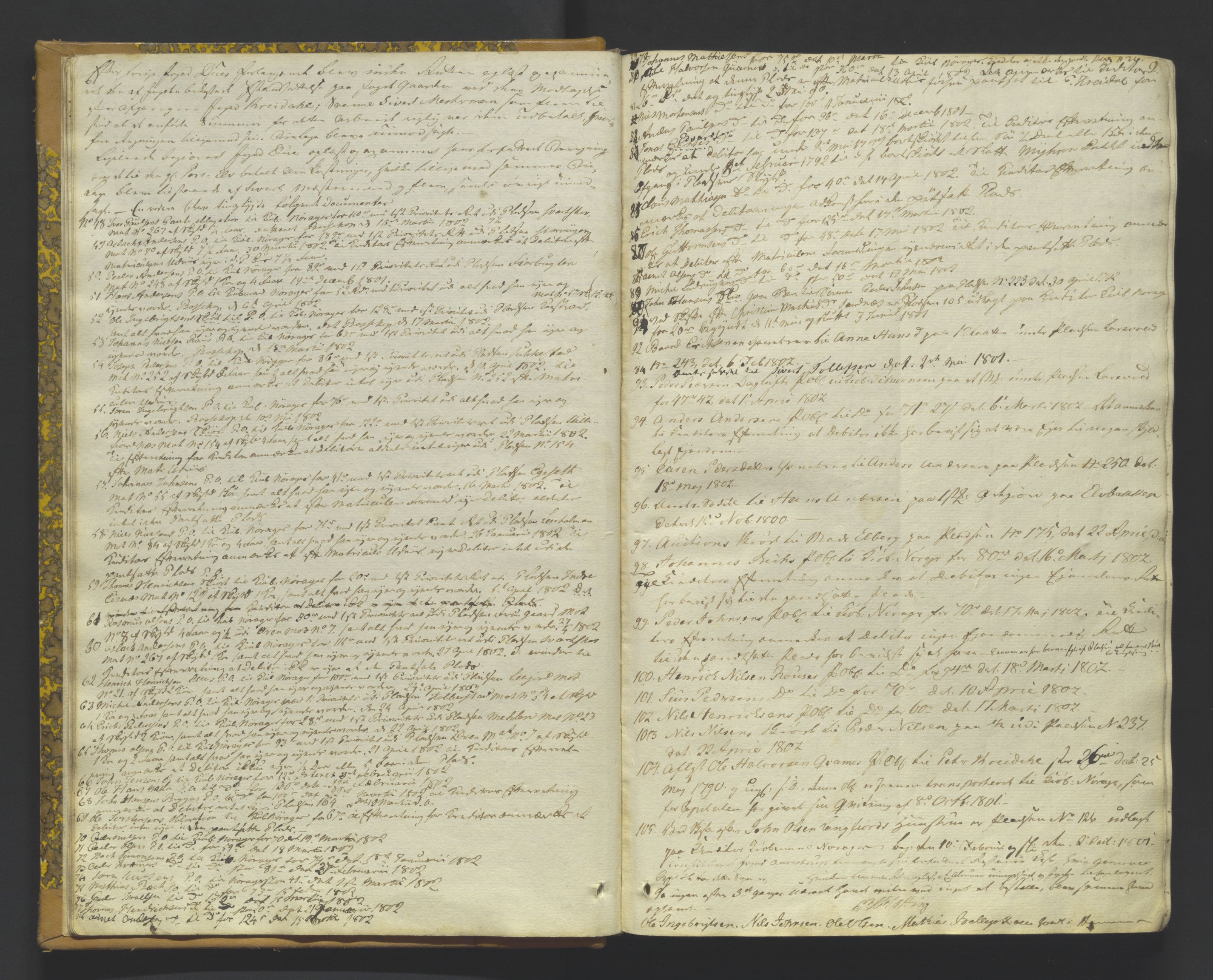 Finnmark sorenskriveri, AV/SATØ-S-0053/F/Fa/L0050: Justisprotokoller, 1802-1810, s. 8b-9a