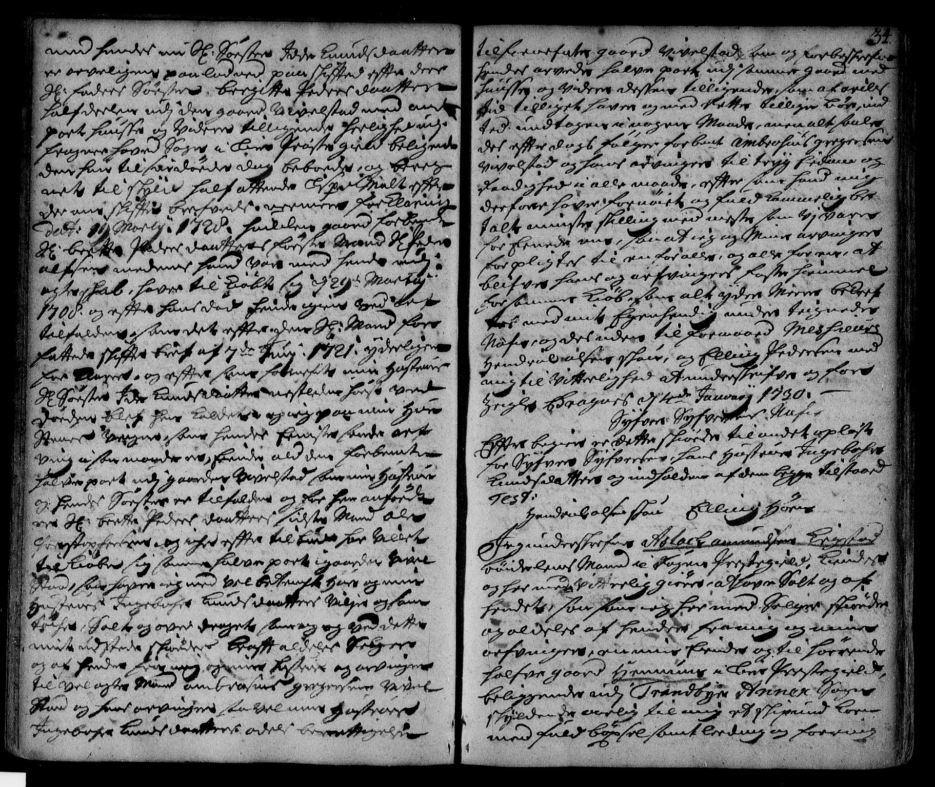 Lier, Røyken og Hurum sorenskriveri, SAKO/A-89/G/Ga/Gaa/L0002: Pantebok nr. II, 1725-1755, s. 34