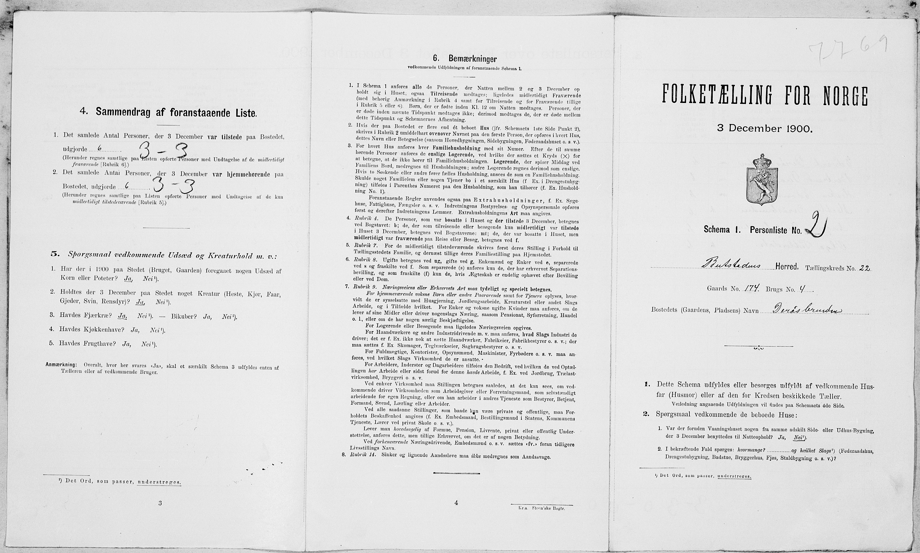 SAT, Folketelling 1900 for 1727 Beitstad herred, 1900, s. 1518