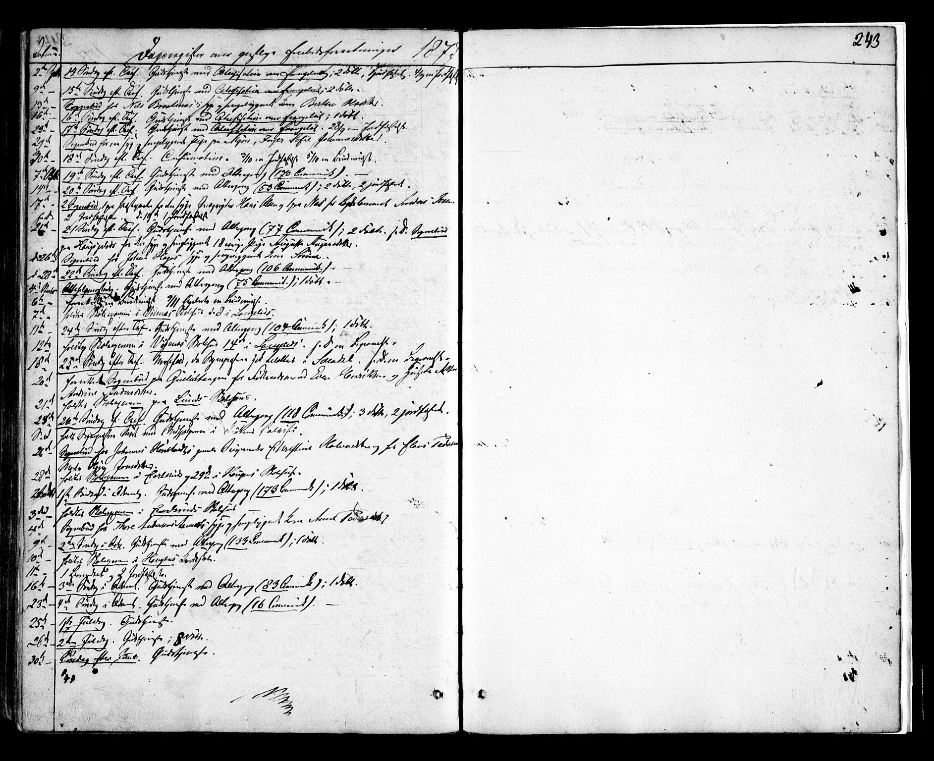 Skiptvet prestekontor Kirkebøker, AV/SAO-A-20009/F/Fa/L0008: Ministerialbok nr. 8, 1867-1877, s. 243