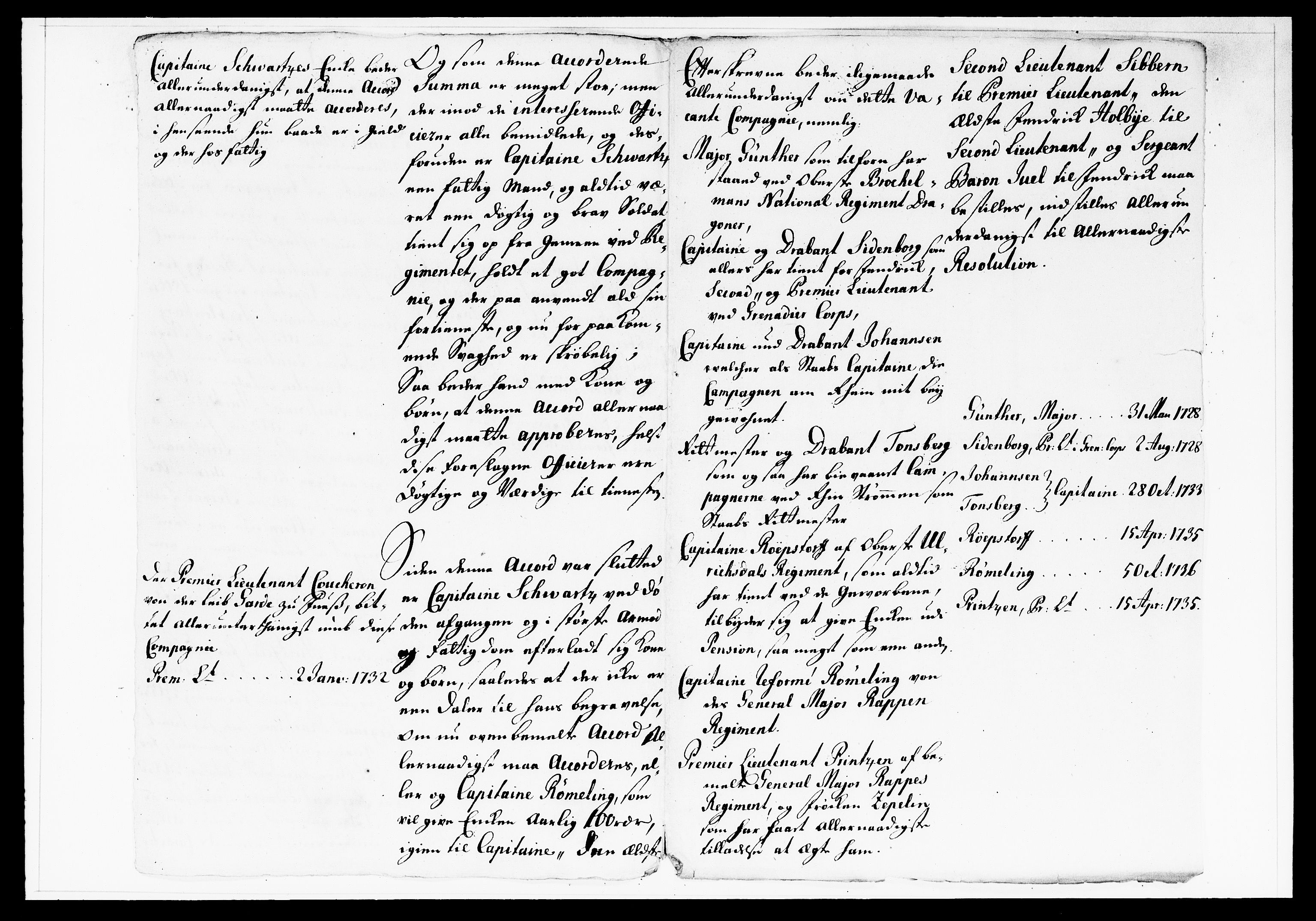 Krigskollegiet, Krigskancelliet, DRA/A-0006/-/1138-1142: Refererede sager, 1737, s. 146