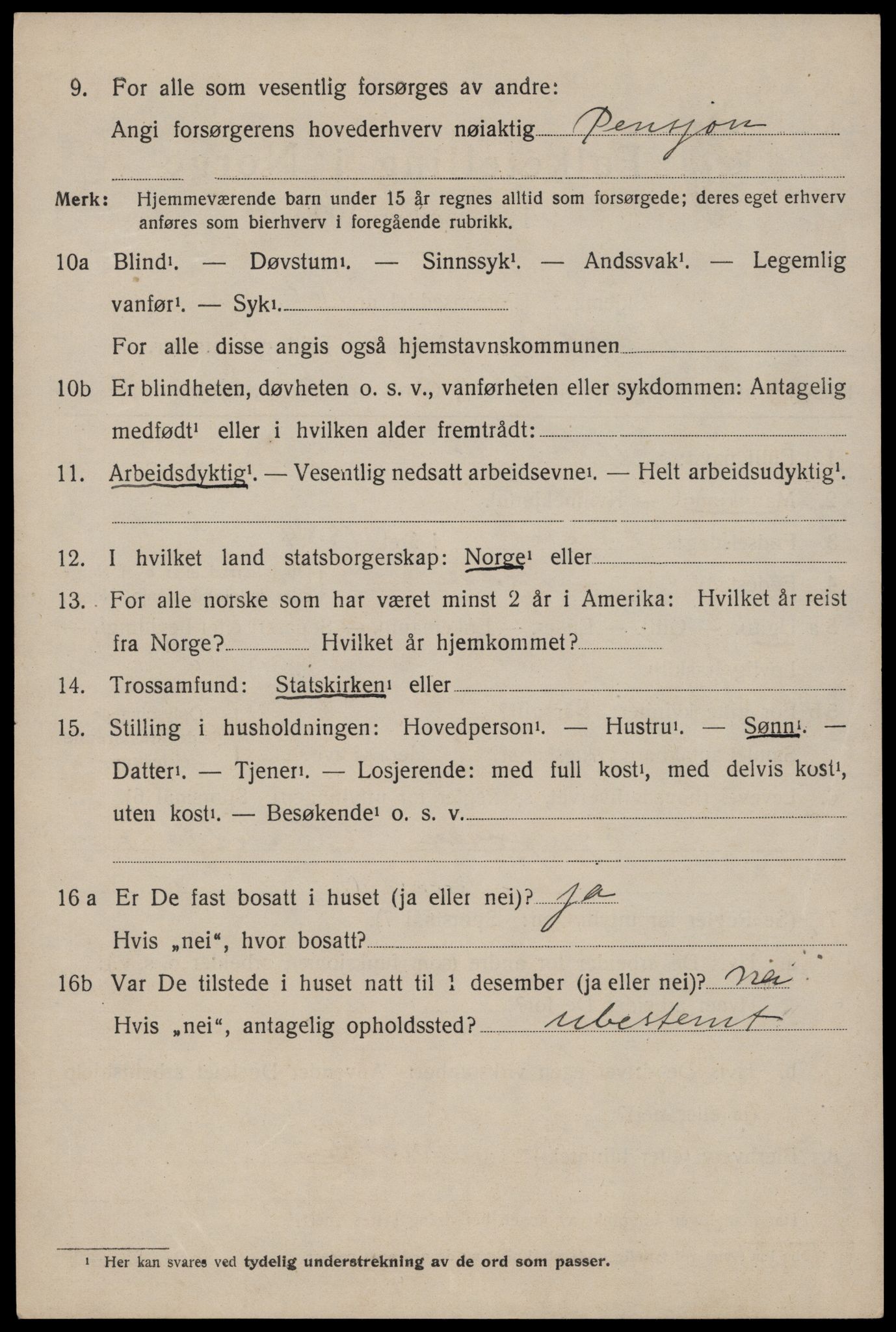 SAKO, Folketelling 1920 for 0830 Nissedal herred, 1920, s. 1818