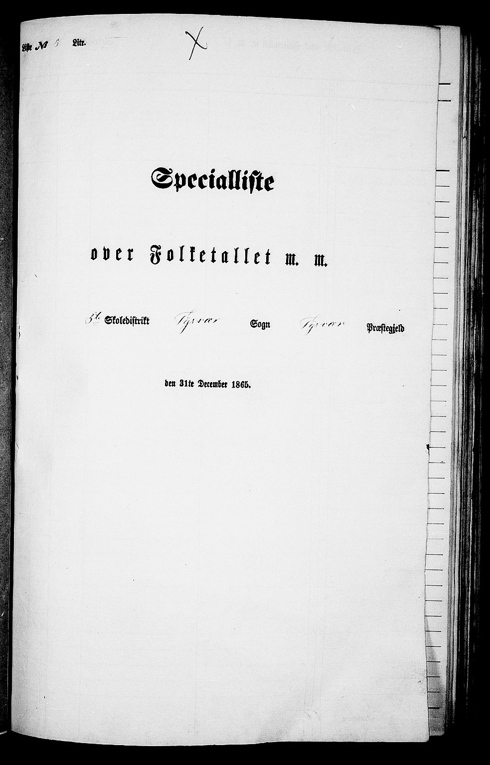 RA, Folketelling 1865 for 1146P Tysvær prestegjeld, 1865, s. 65