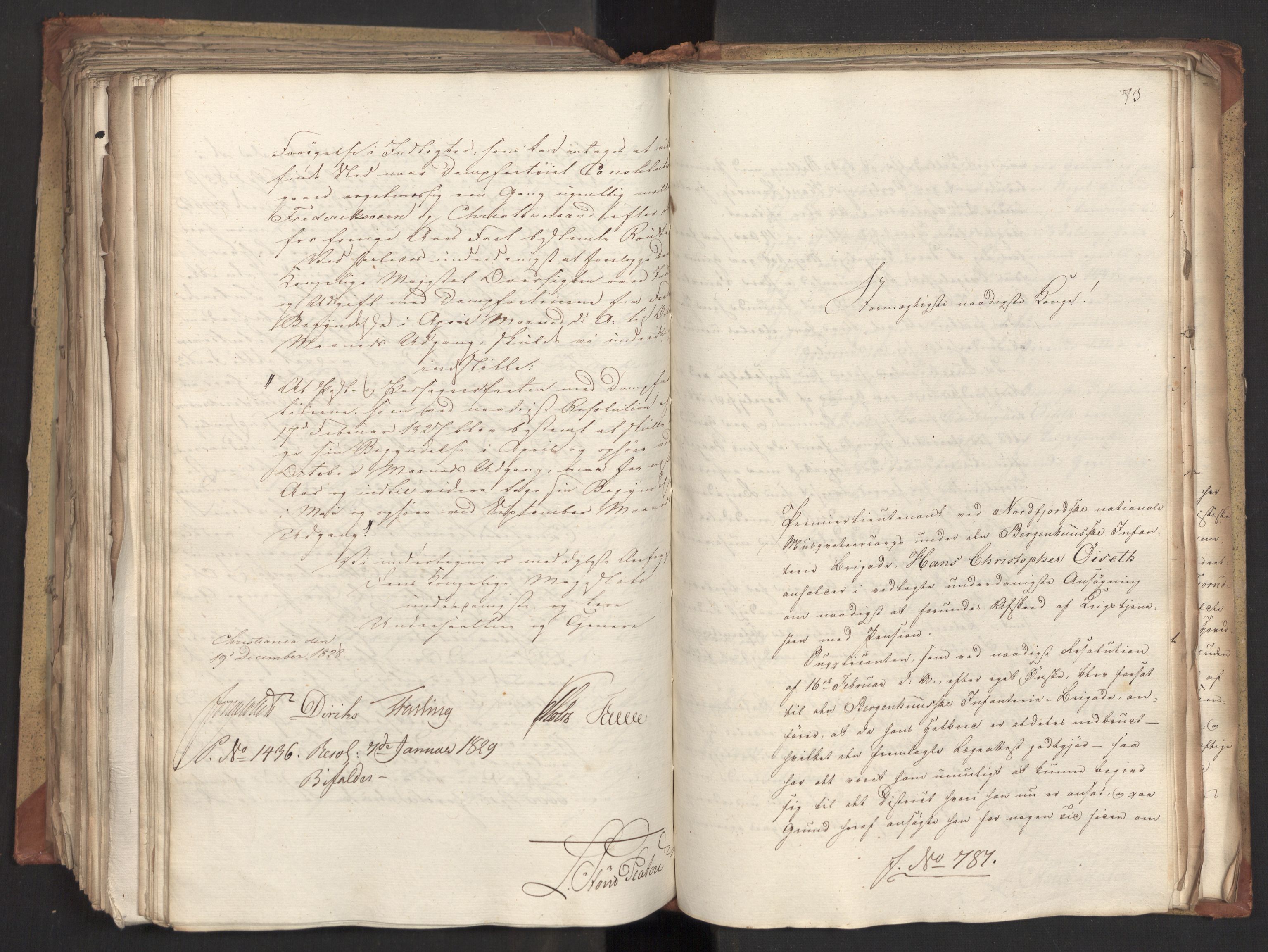 Statsrådsavdelingen i Stockholm, AV/RA-S-1003/D/Da/L0057: Regjeringsinnstillinger nr. 651-807, 1828, s. 402