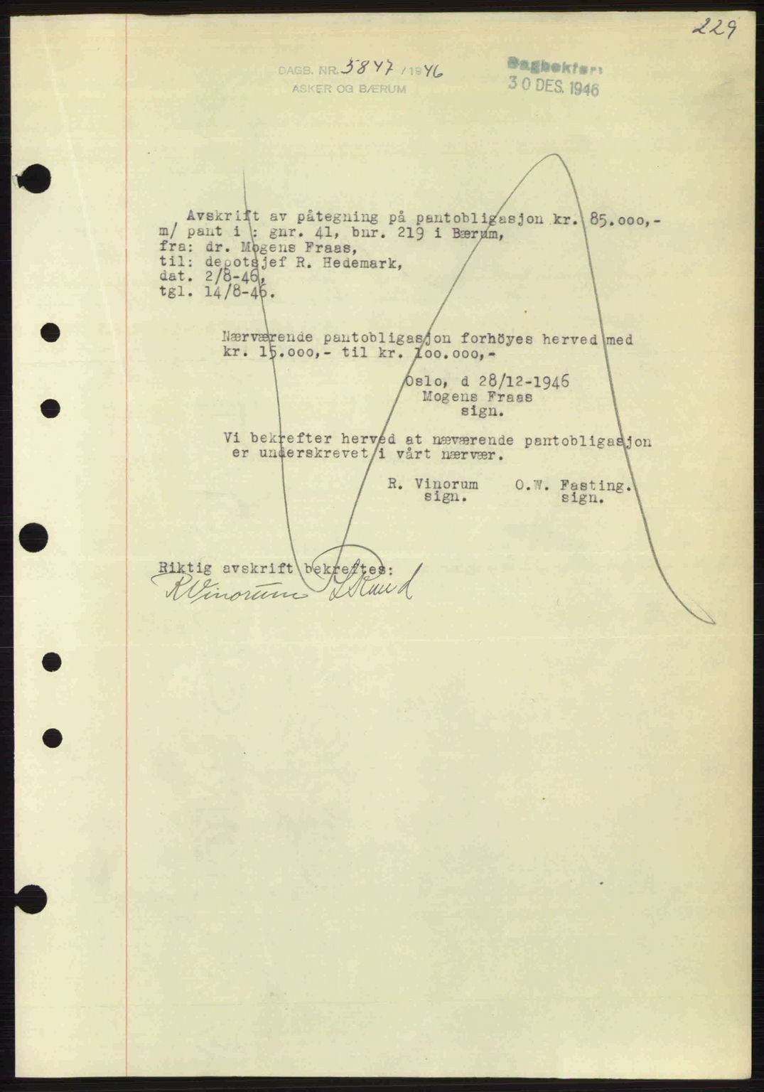 Aker herredsskriveri, AV/SAO-A-10896/G/Gb/Gbb/Gbbb/L0036: Pantebok nr. A82, 1946-1947, Dagboknr: 5847/1946