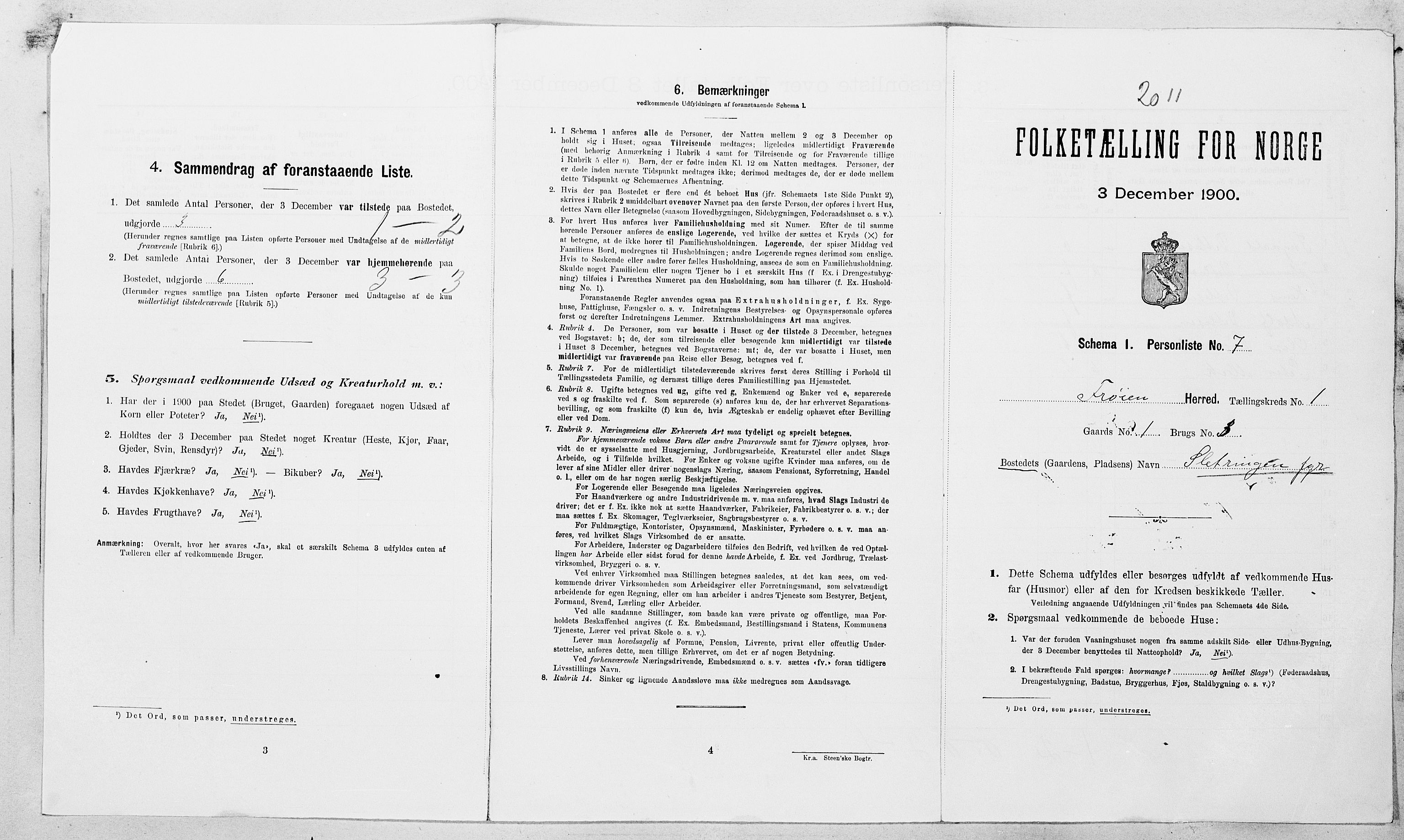 SAT, Folketelling 1900 for 1619 Frøya herred, 1900, s. 144