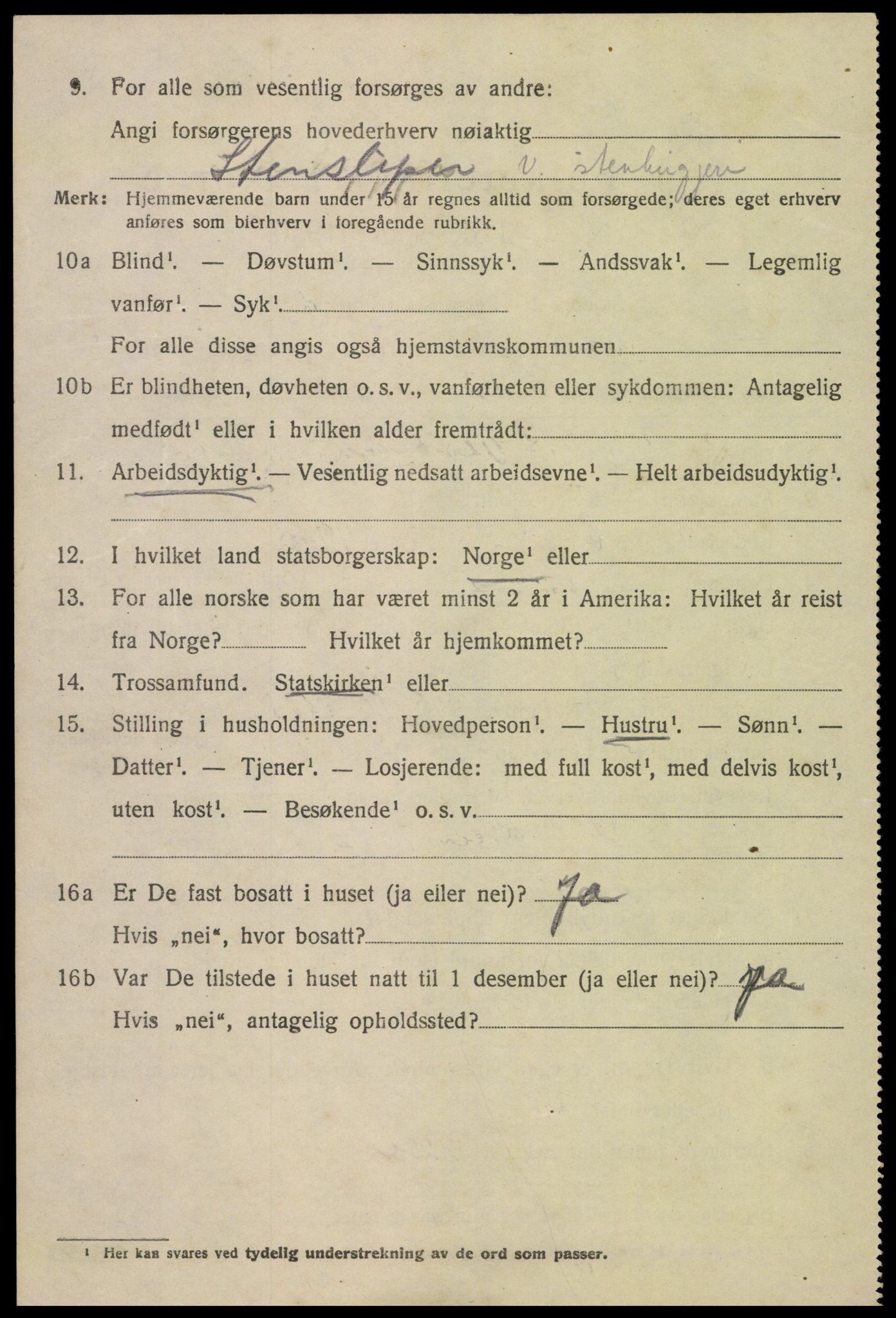 SAK, Folketelling 1920 for 0922 Hisøy herred, 1920, s. 2527