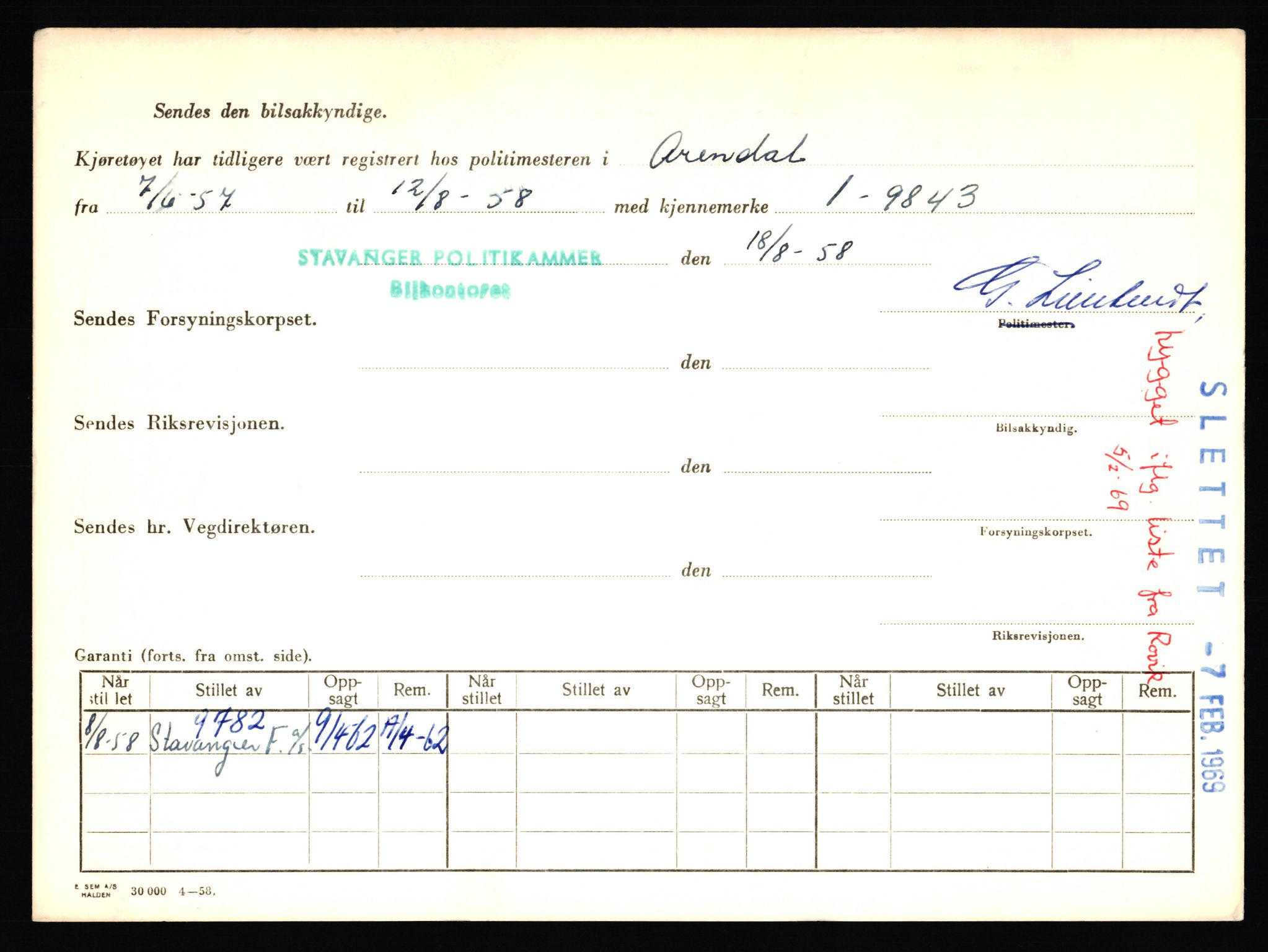 Stavanger trafikkstasjon, AV/SAST-A-101942/0/F/L0005: L-1350 - L-1699, 1930-1971, s. 1098